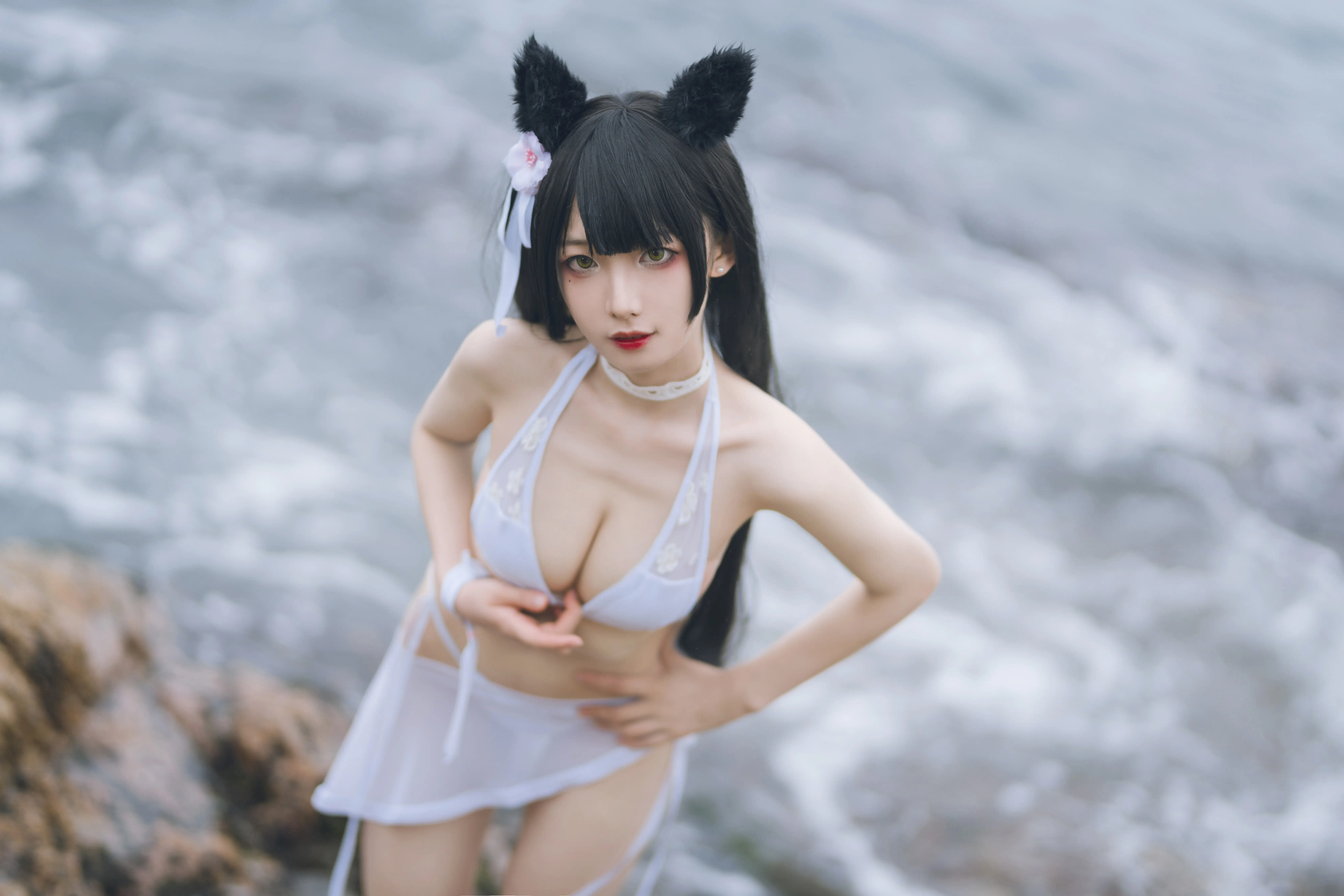 封疆疆v NO.009 爱宕泳装 [14P-130MB]-AQA.CC