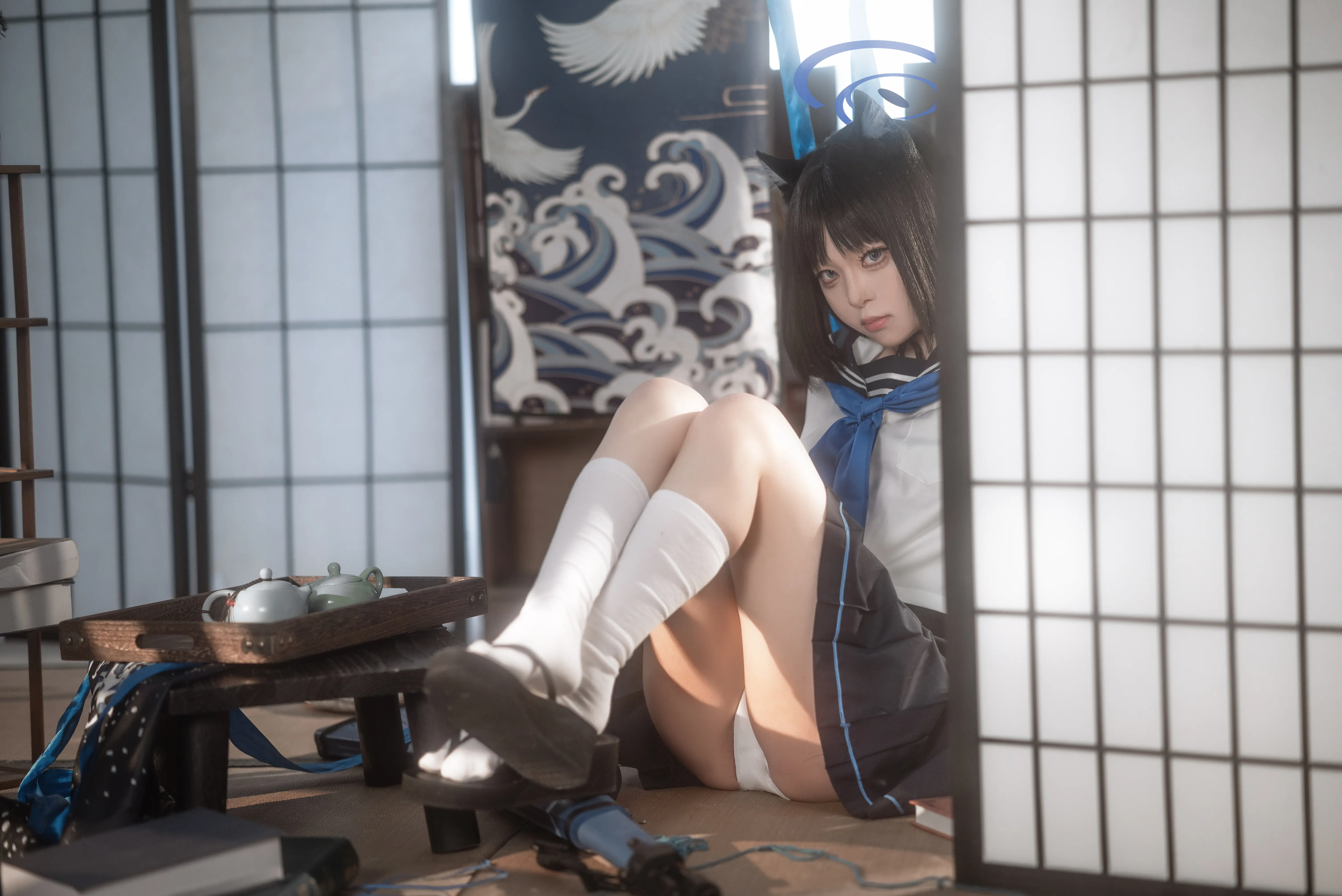 矢量鱼 No.002-蔚蓝档案 桐生桔梗 [28P-357MB]-AQA.CC