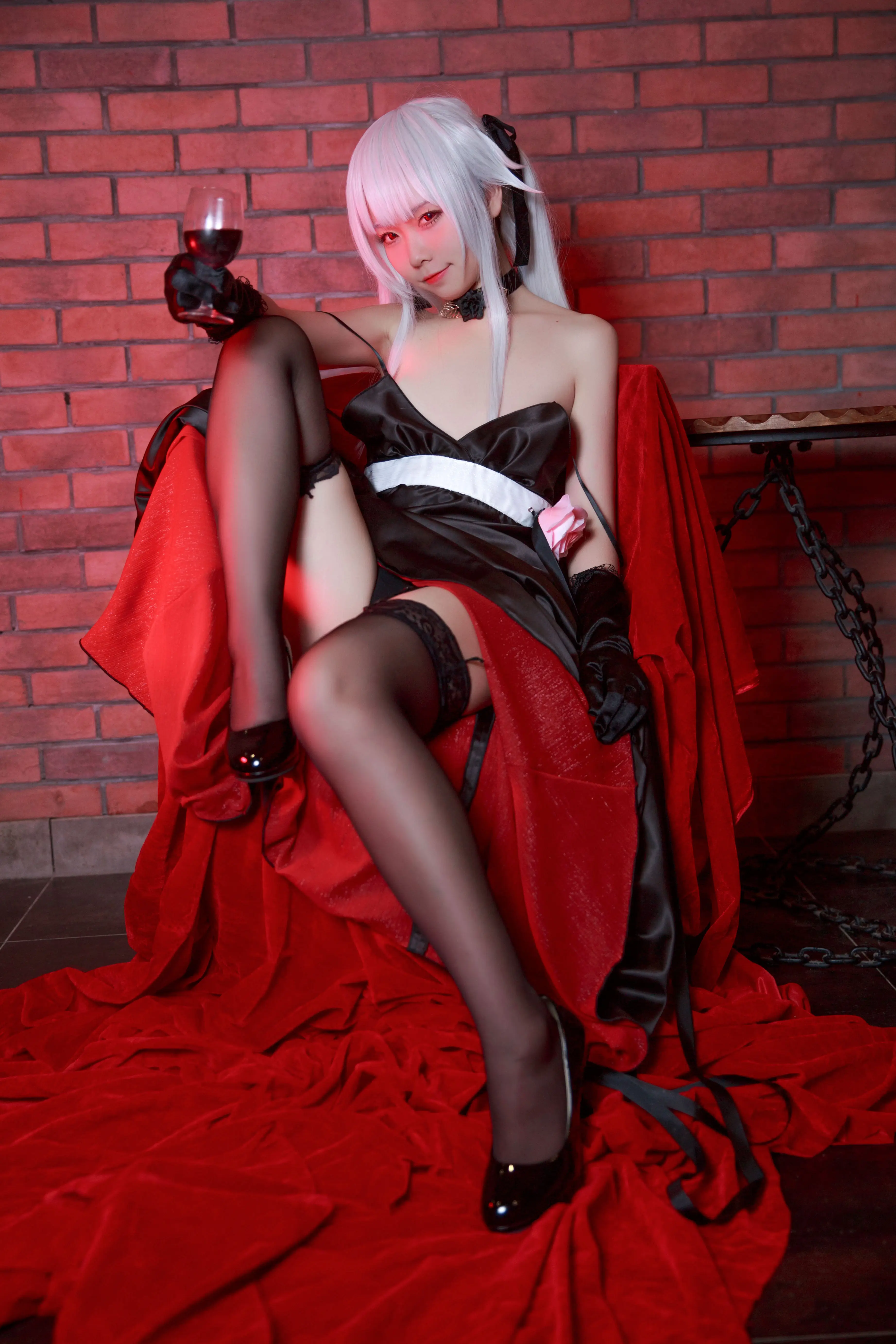 G44不会受伤 NO.014 雾枝黑裙礼服 [13P-43MB]-AQA.CC