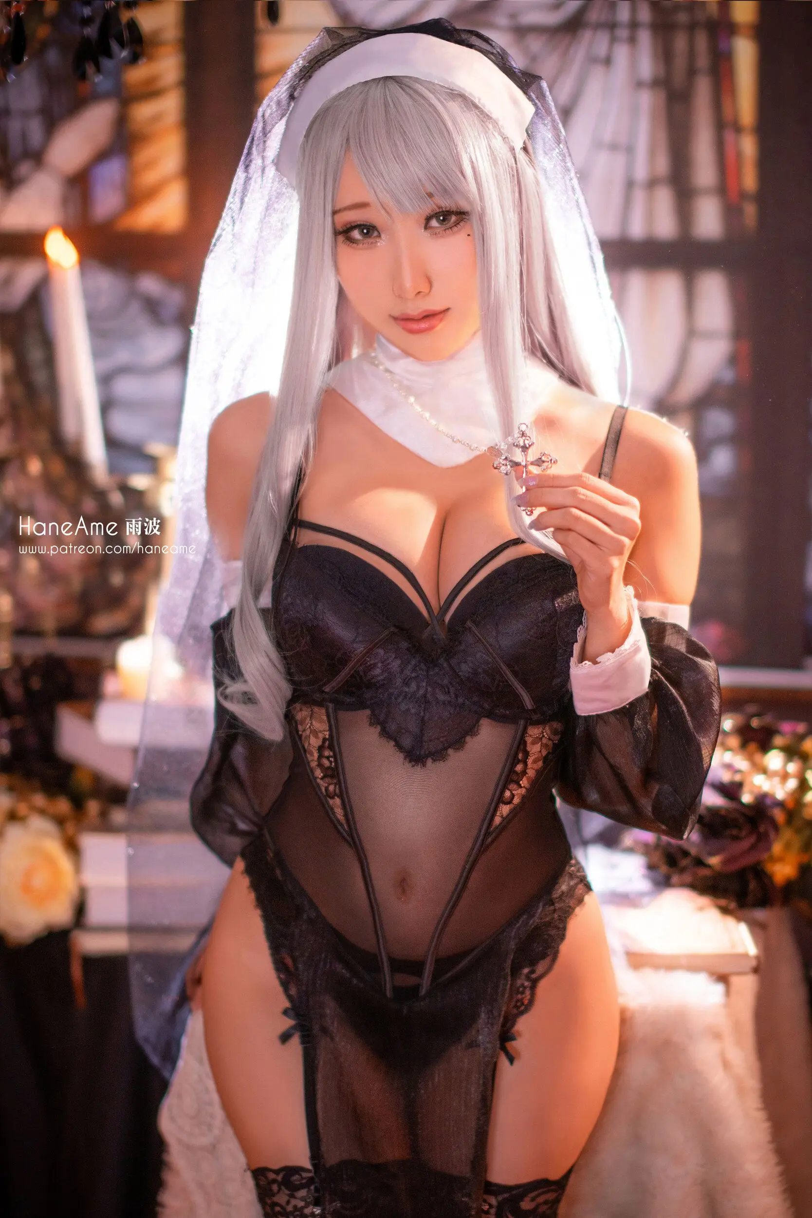 HaneAme雨波 NO.062 Sinful nun [18P 8.31 MB]-AQA.CC