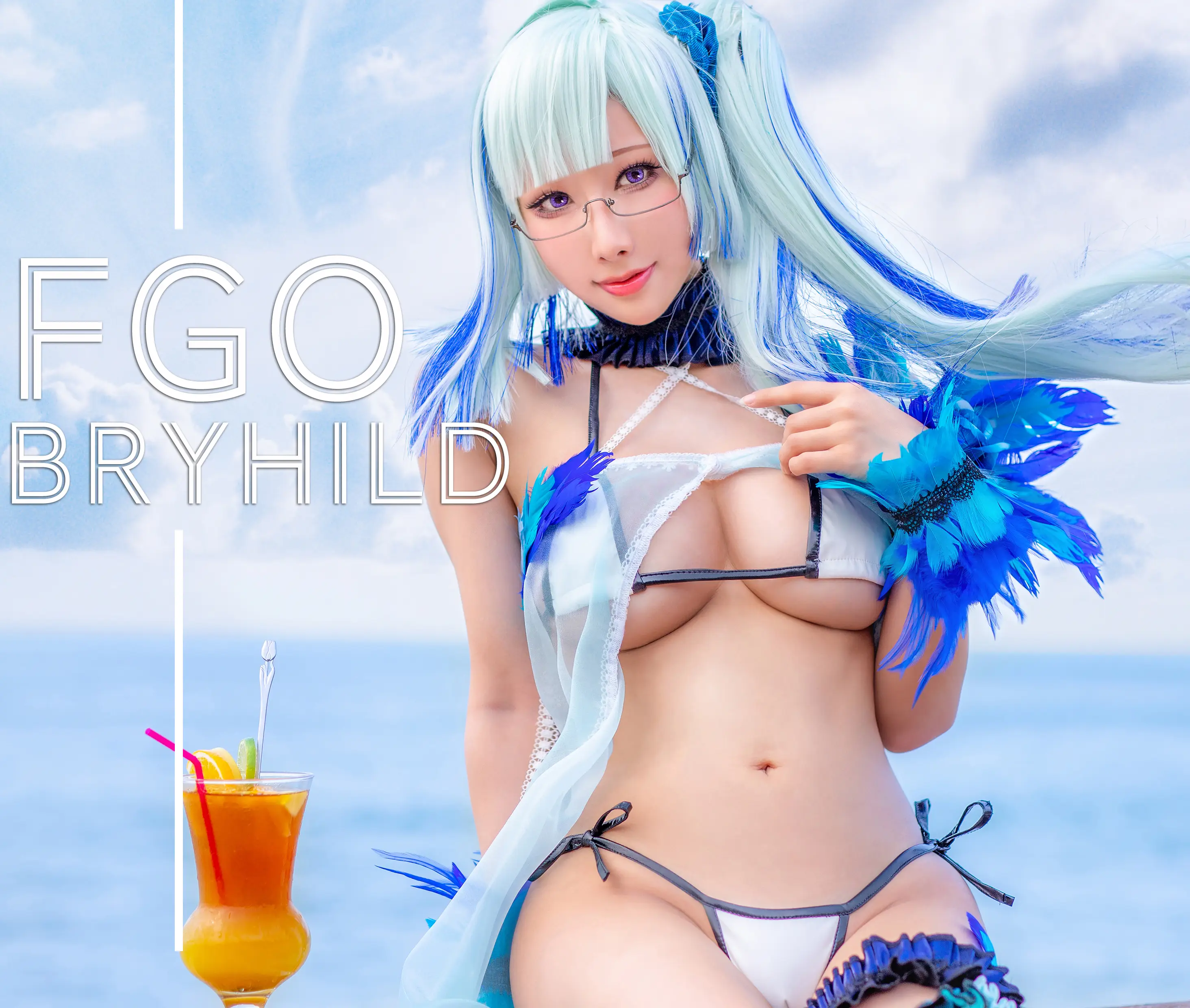 HaneAme雨波 NO.099 09月FGO_Bryhild_布倫西爾德泳裝 [22P 40.95 MB]-AQA.CC