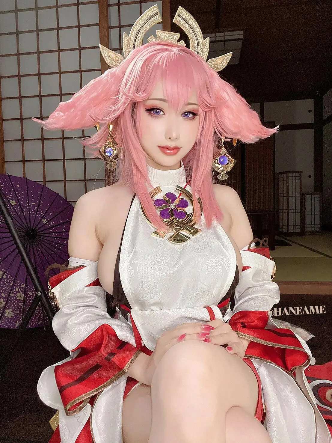 HaneAme雨波 NO.146 原神 八重神子 Yae Miko [34P-81MB]-AQA.CC