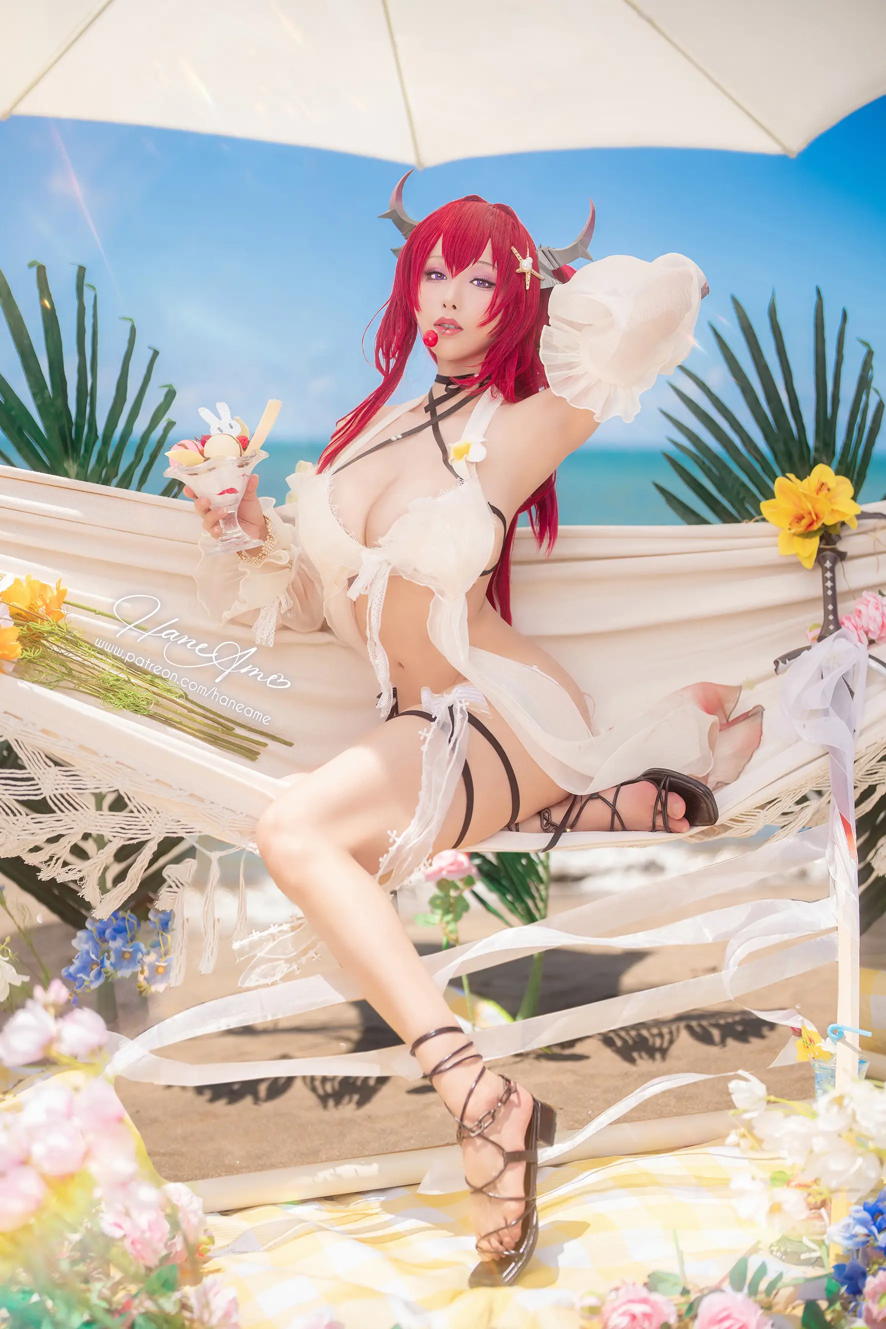 图片[2]-HaneAme雨波 NO.209 9月 Arknights_Surtr_官方泳裝 [38P3V 334MB]-AQA.CC