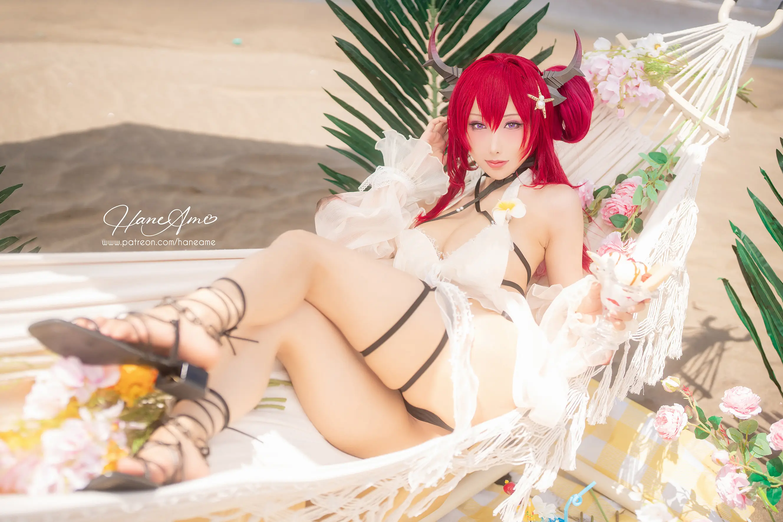 图片[3]-HaneAme雨波 NO.209 9月 Arknights_Surtr_官方泳裝 [38P3V 334MB]-AQA.CC