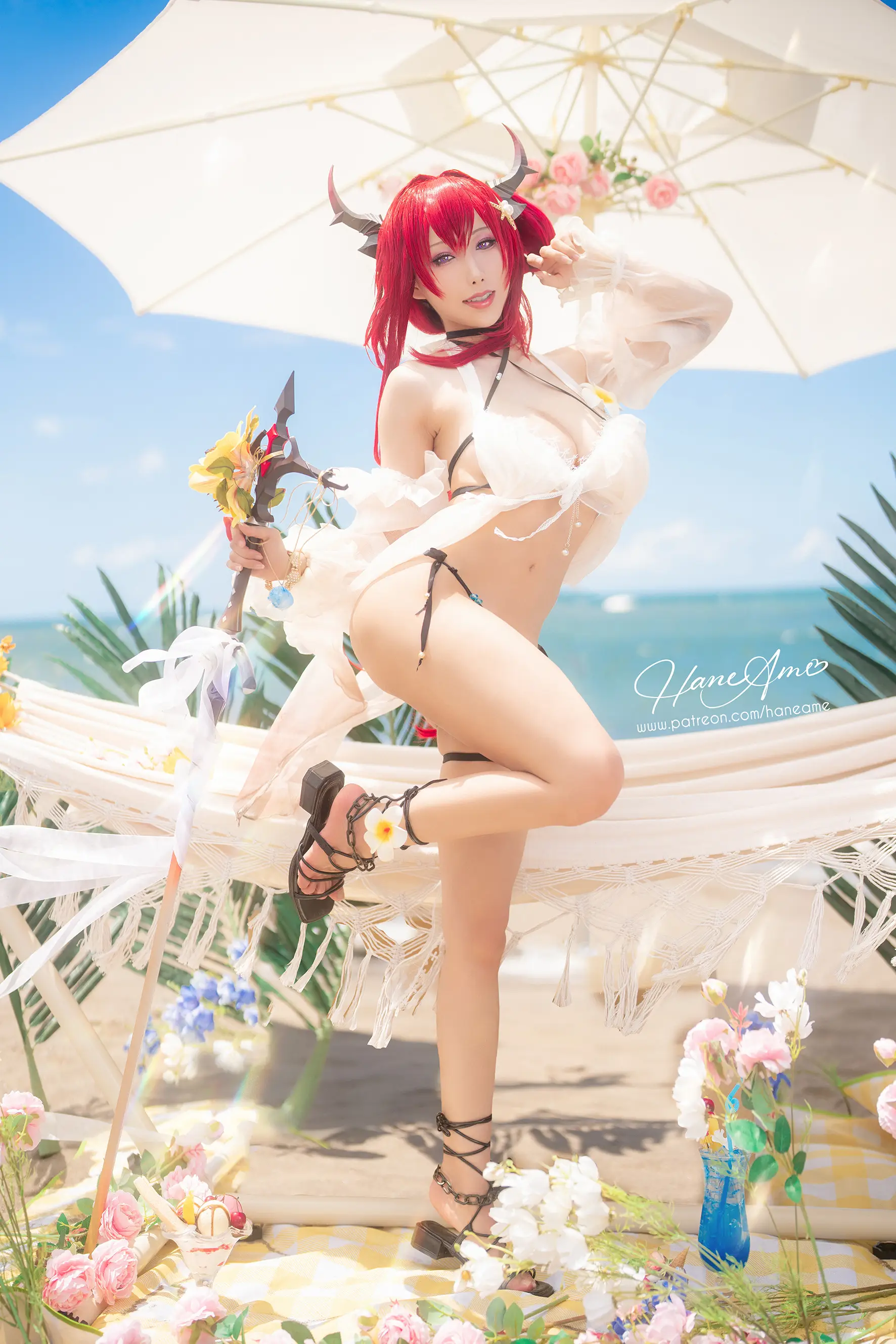 图片[4]-HaneAme雨波 NO.209 9月 Arknights_Surtr_官方泳裝 [38P3V 334MB]-AQA.CC