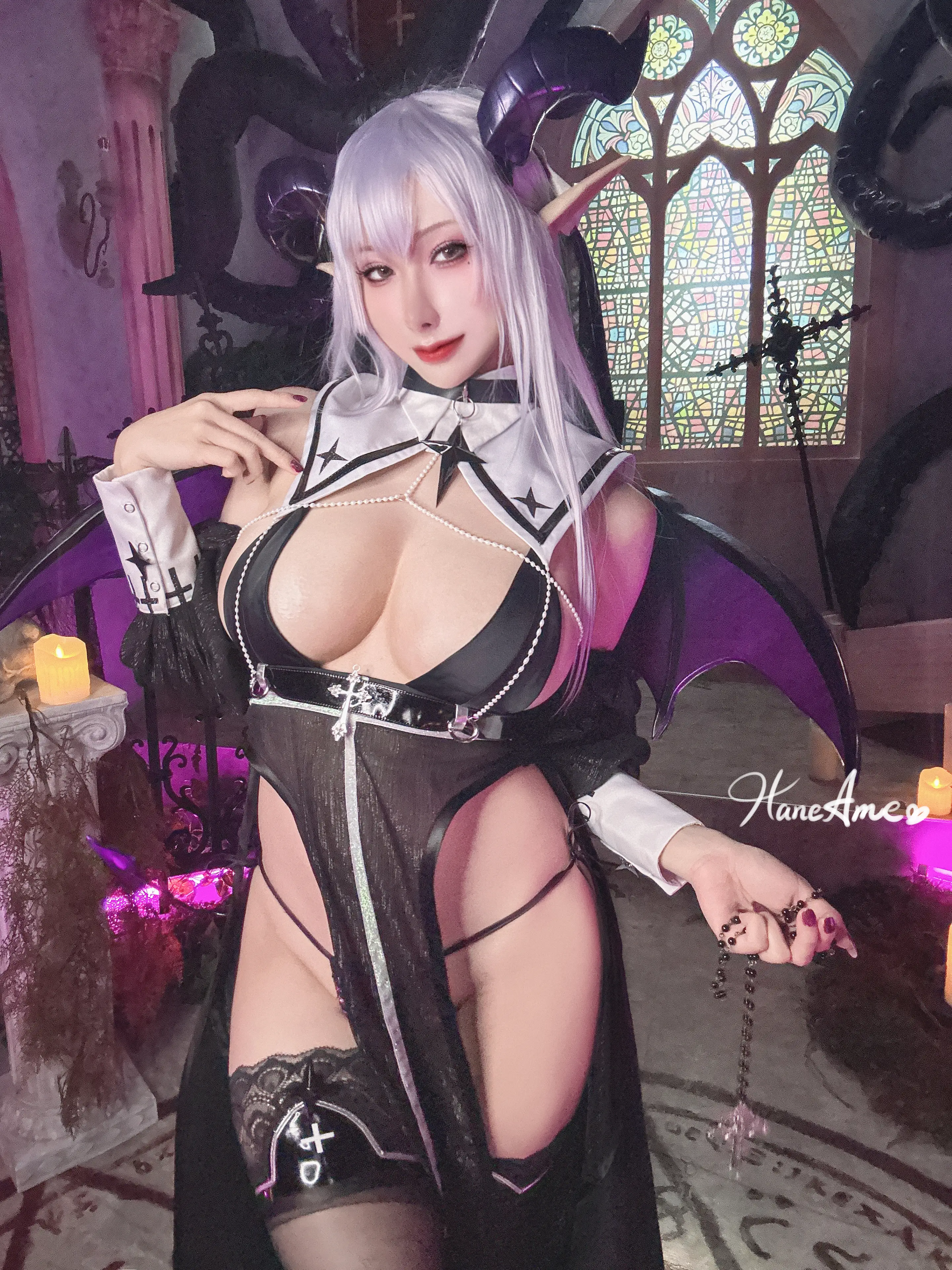 图片[3]-HaneAme雨波 NO.240 Sinful  Nun [78P12V 1.31GB]-AQA.CC