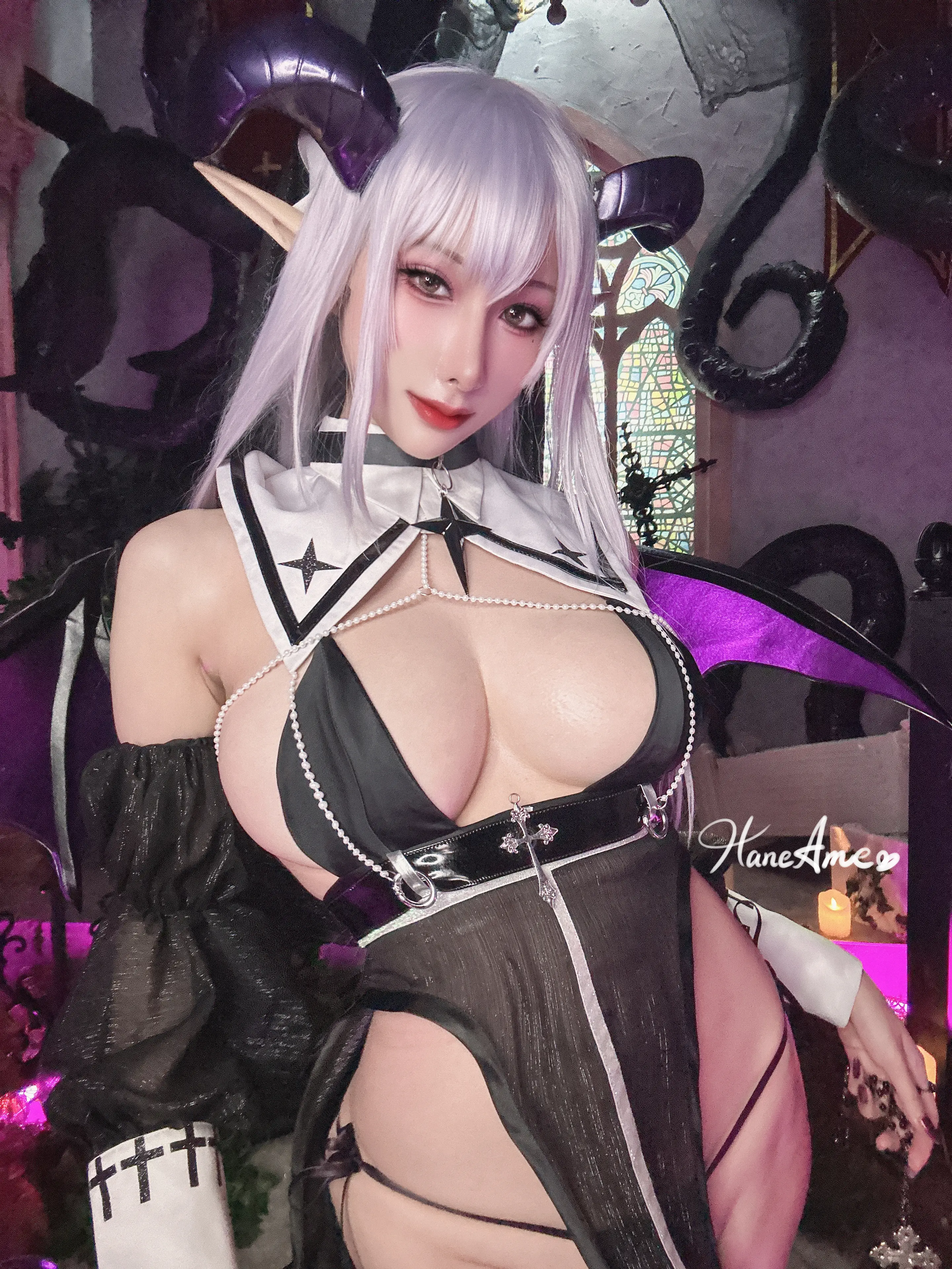 图片[4]-HaneAme雨波 NO.240 Sinful  Nun [78P12V 1.31GB]-AQA.CC