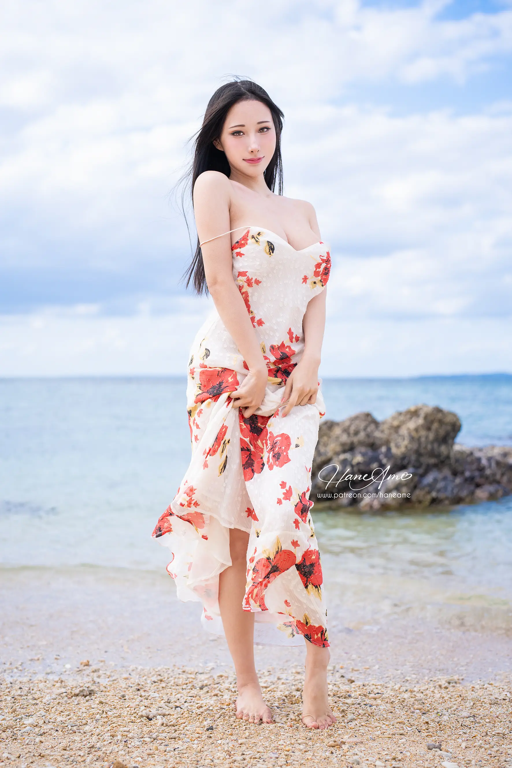 图片[2]-HaneAme雨波 NO.253 23年8月订阅 Original_Hibiscu_沖繩扶桑花 [28P3V 450MB]-AQA.CC