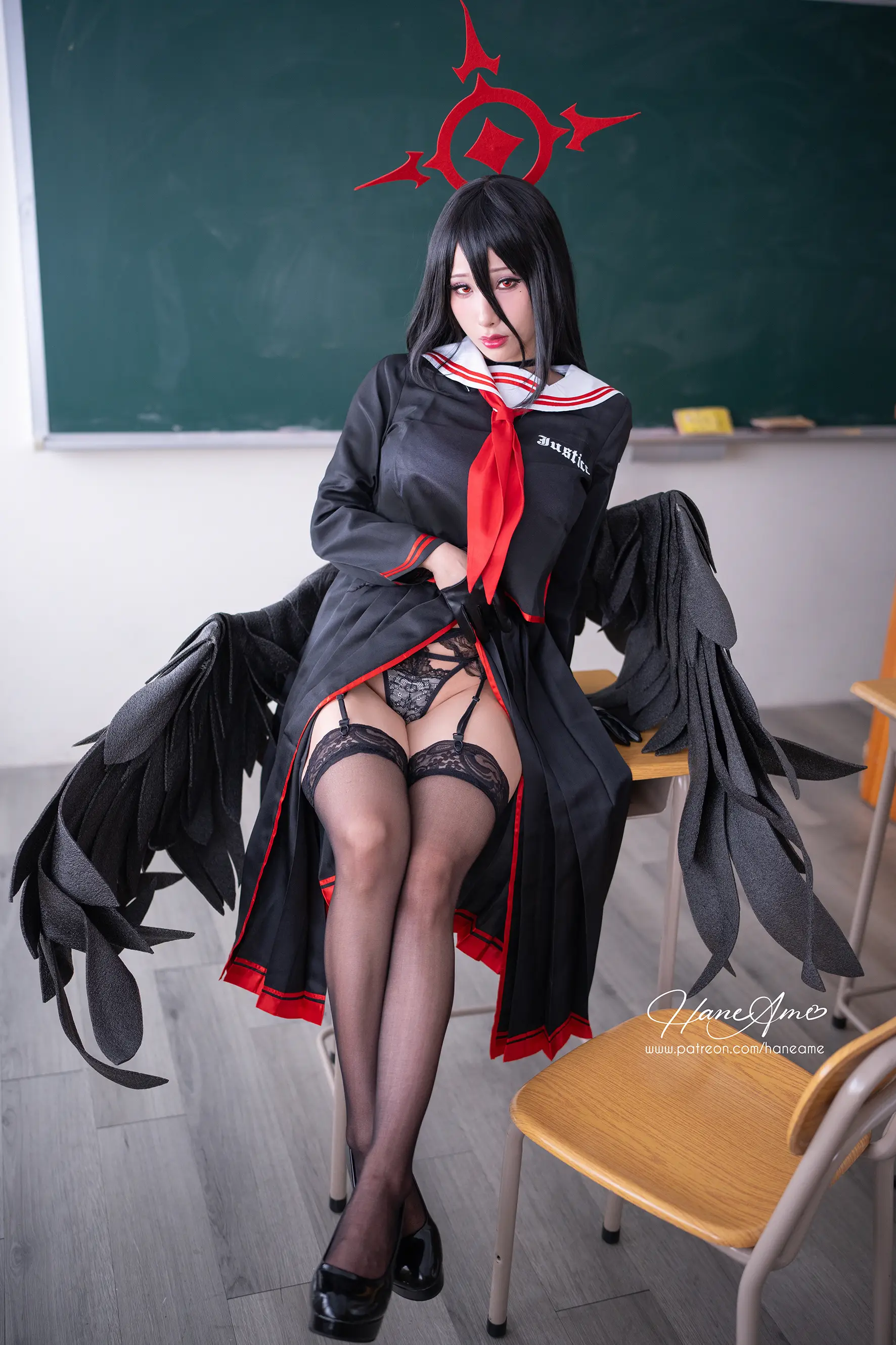 HaneAme雨波 NO.254 23年8月订阅 Blue Archive_Hanekawa Hasumi_羽川蓮實 [45P2V 402MB]-AQA.CC