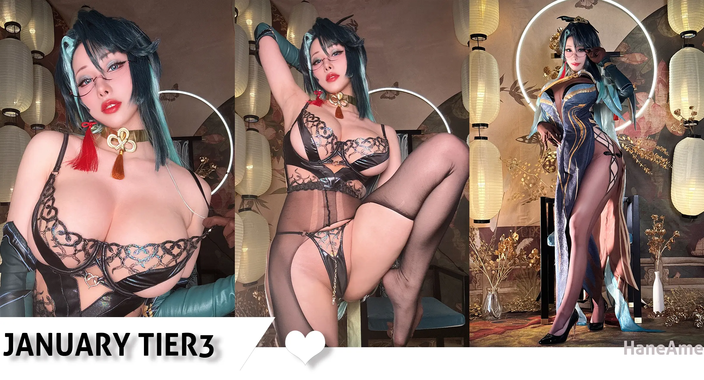 图片[2]-HaneAme雨波 NO.285 24年01月 GenshinImpact Xianyun Cloud Retainer [53P4V 715MB]-AQA.CC