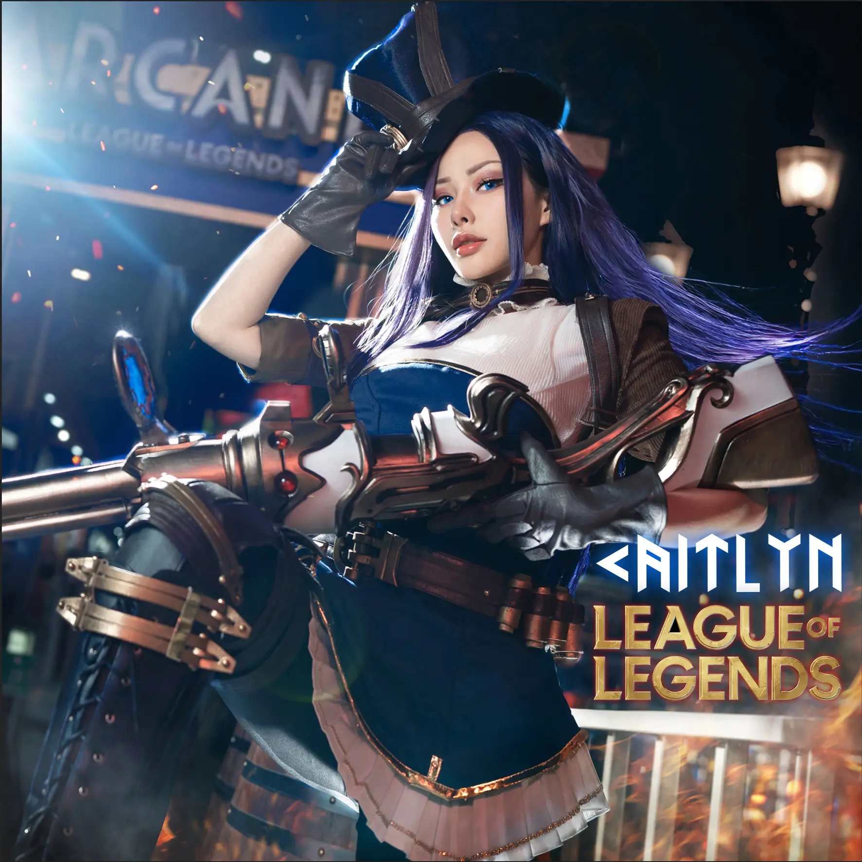 HaneAme雨波 NO.345 2024年12月 英雄联盟 凱特琳 [28P2V 322MB]-AQA.CC