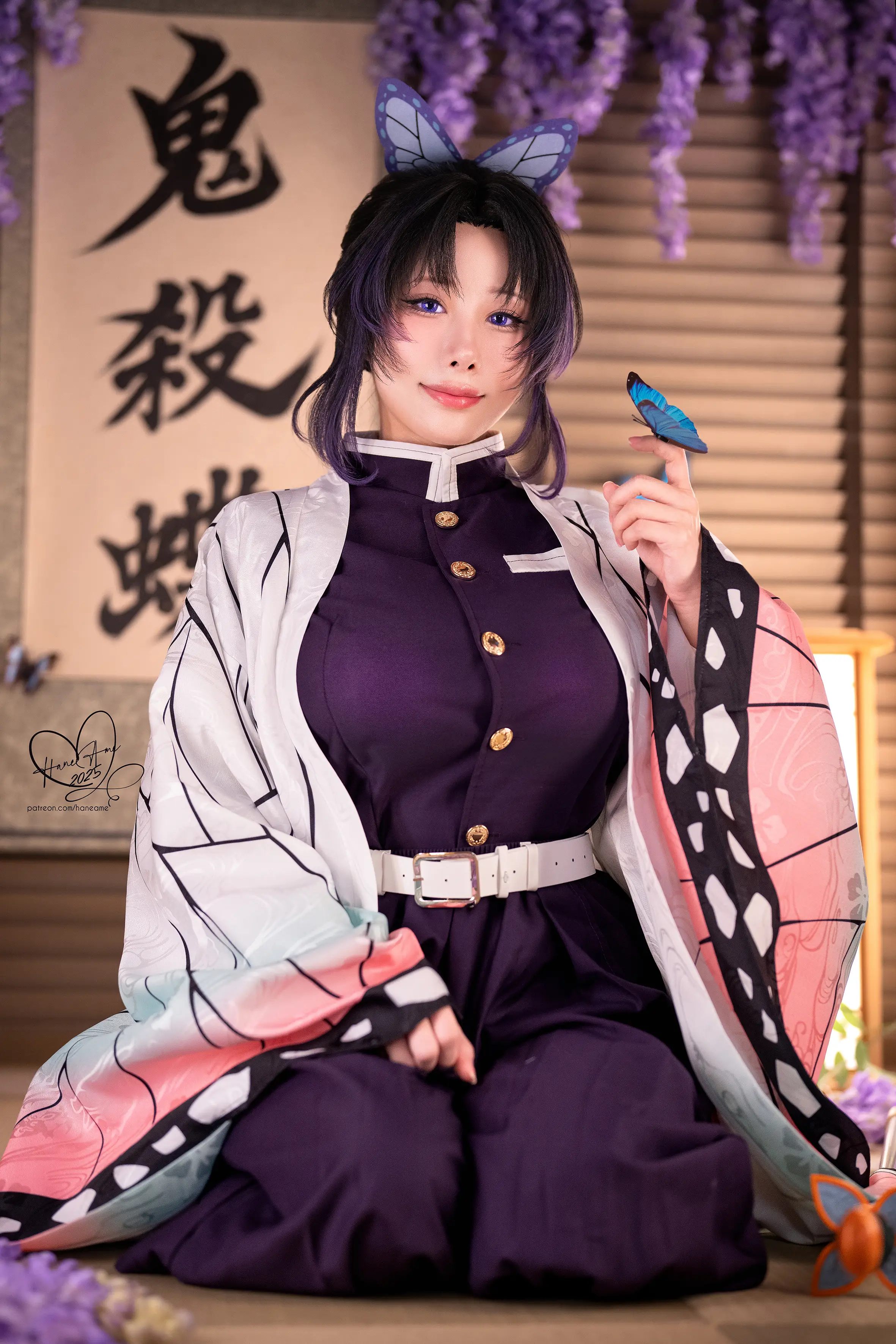 图片[4]-HaneAme雨波 NO.404 2025年10月订阅 鬼灭之刃 蝴蝶忍 [44P10V 663MB]-AQA.CC