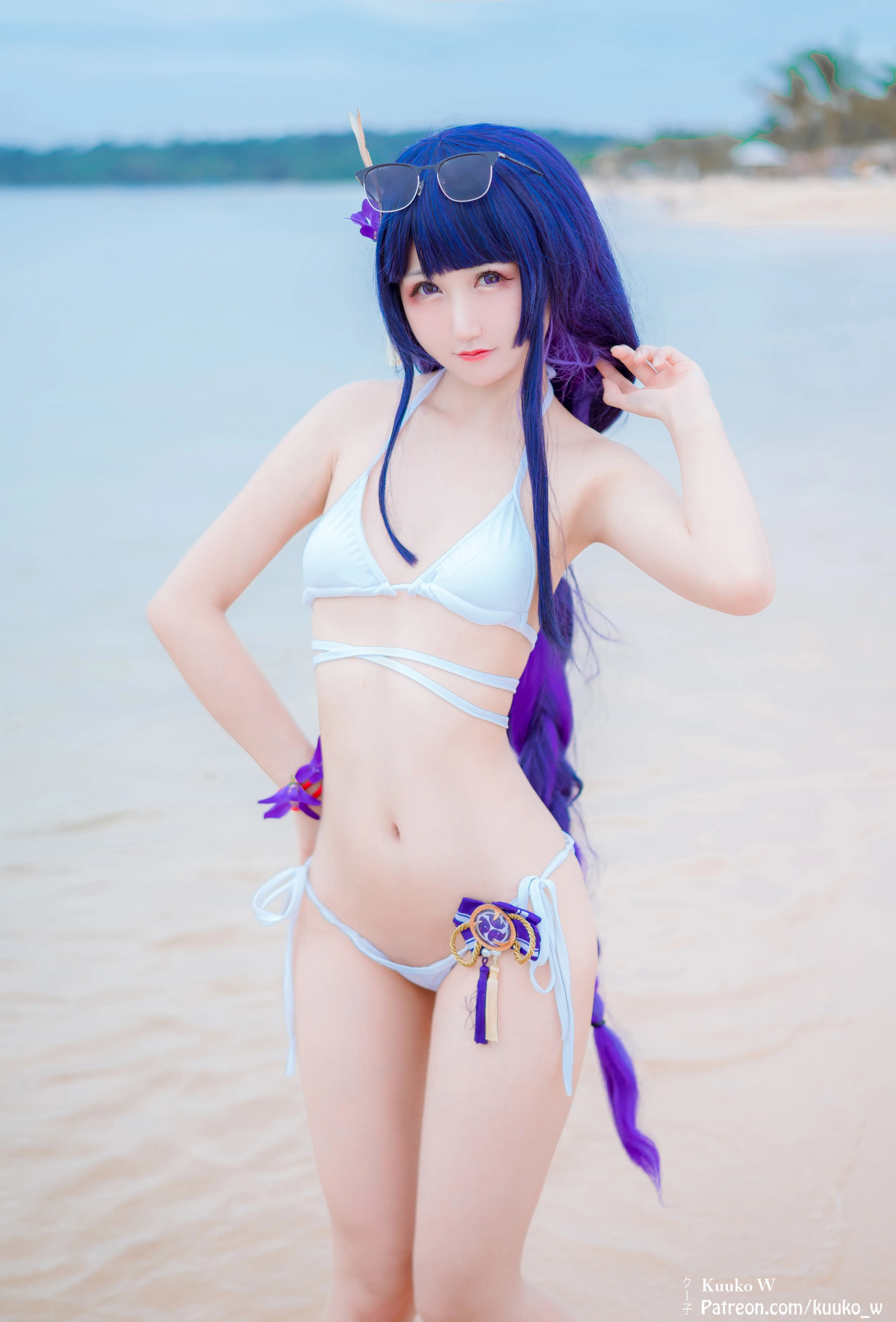 Kuuko W – NO.115 Raiden Swimsuit[15P]-AQA.CC