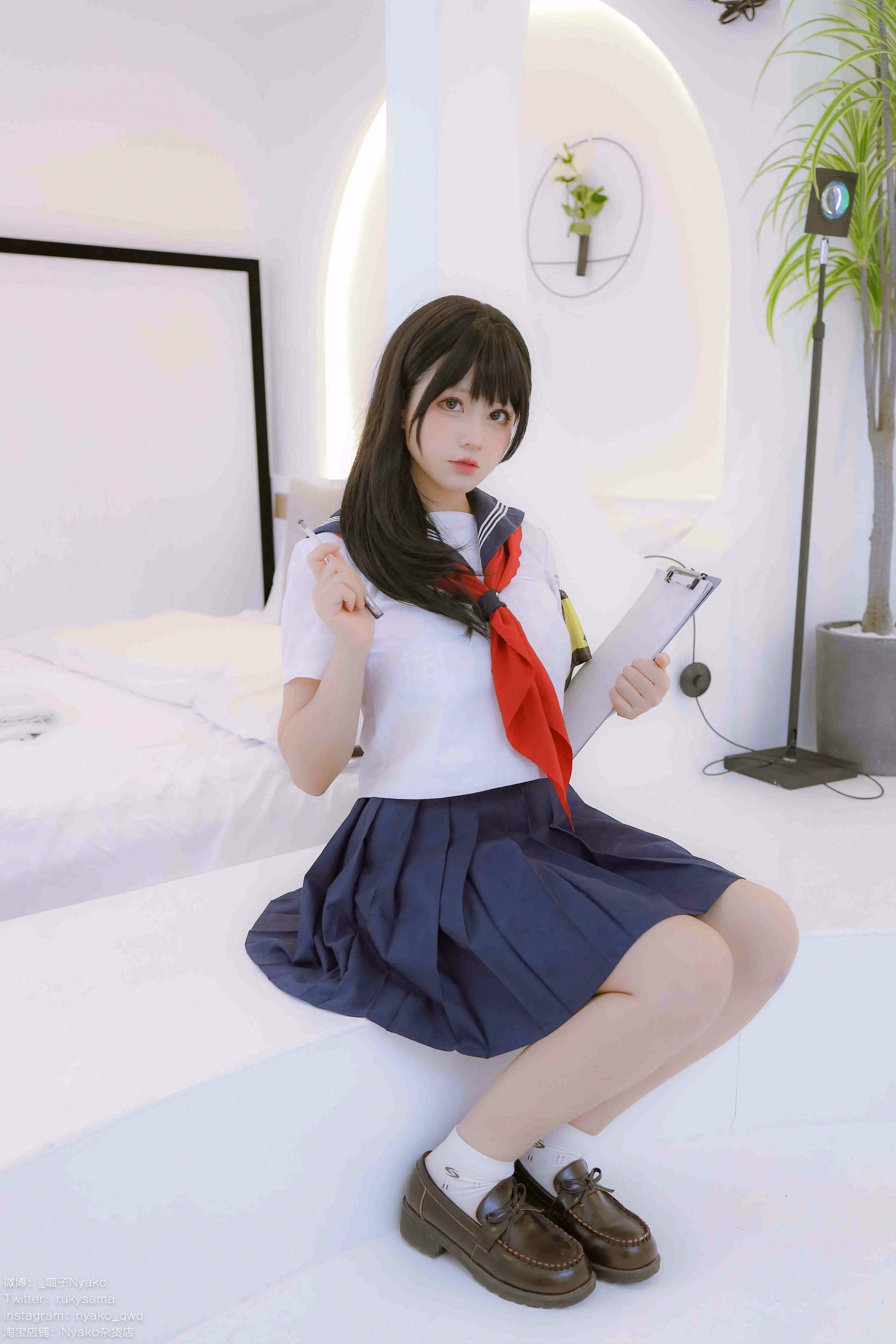 Nyako喵子 NO.032 风纪委员[85P1V 847MB]-AQA.CC
