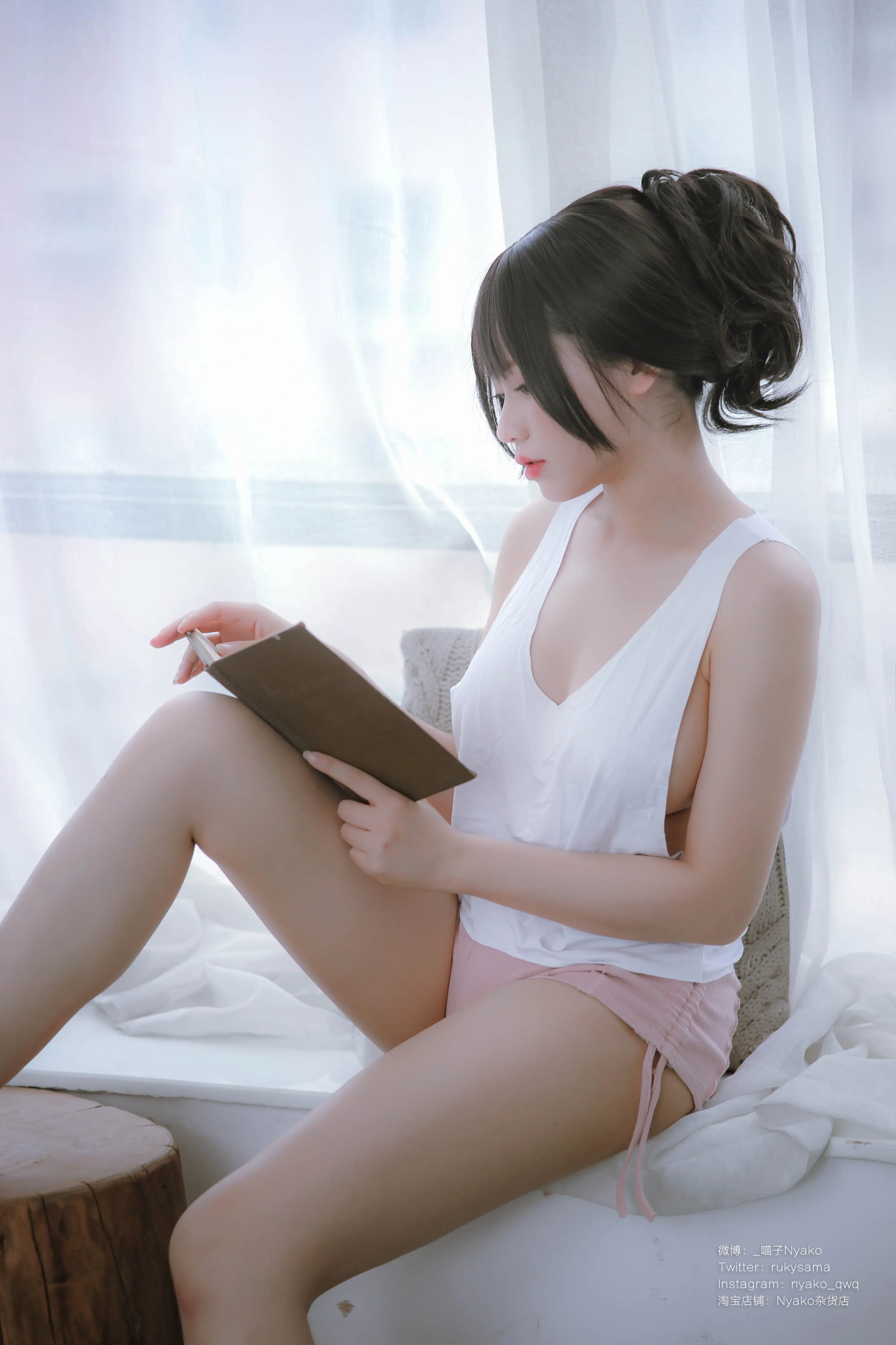 Nyako喵子 NO.055 VOL.32《隣のやばいお姉さん》-背心[78P1V-732M]-AQA.CC