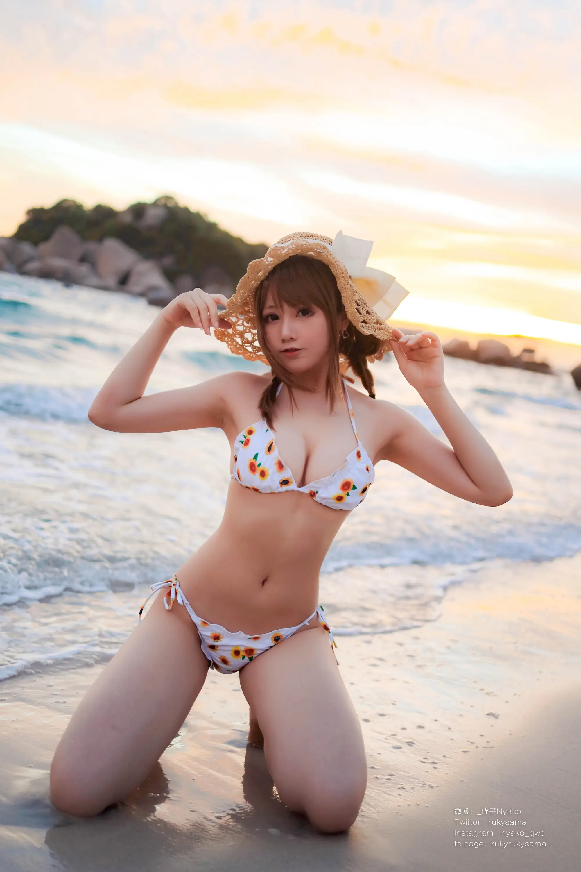 图片[2]-Nyako喵子 NO.060 向日葵比基尼[66P+1V 149M]-AQA.CC