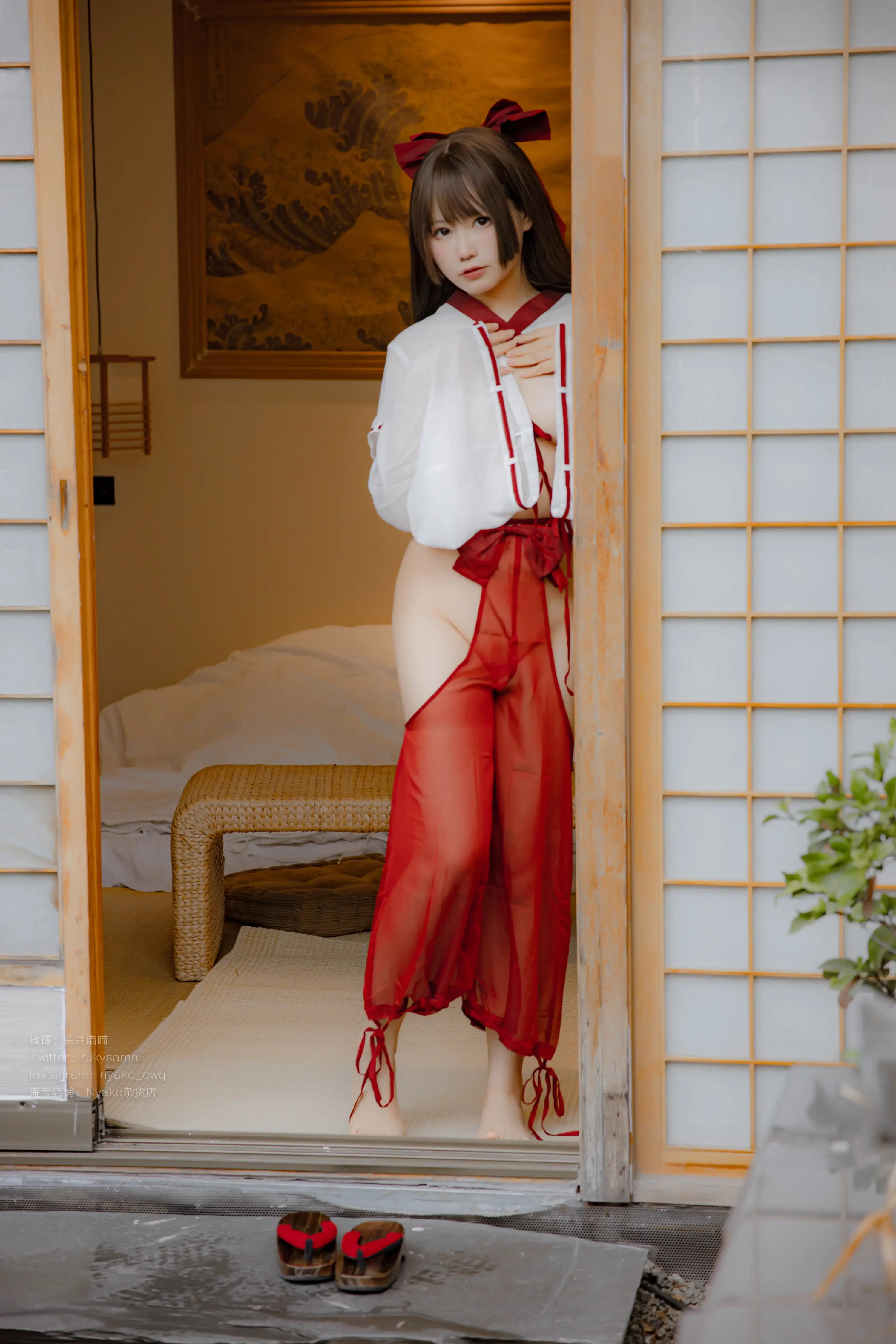 Nyako喵子 NO.063 电子版41和风烂漫 巫女 浴衣+自拍[293P+2V 2G]-AQA.CC
