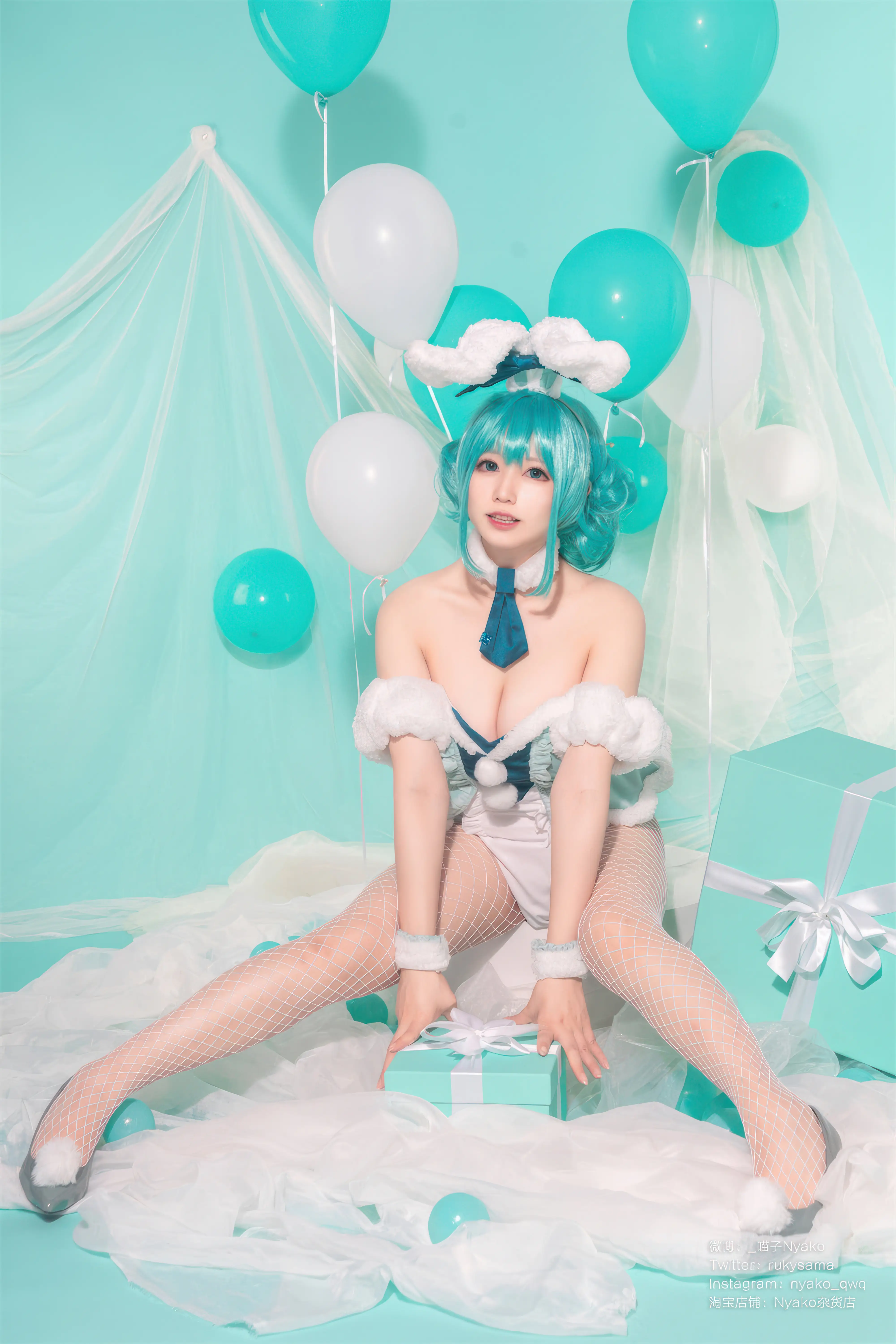Nyako喵子 NO.068 初音白兔 [41P-323MB]-AQA.CC