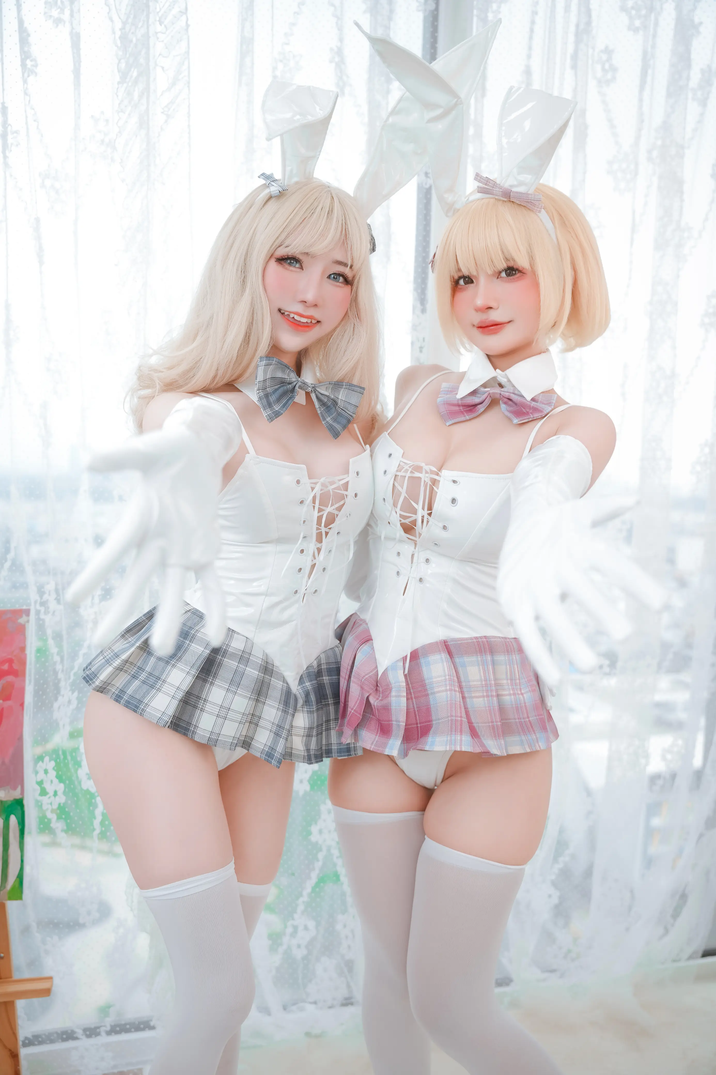 Sally Dorasnow NO.061 &Azami White Bunny Girl[15P-134.3M]-AQA.CC