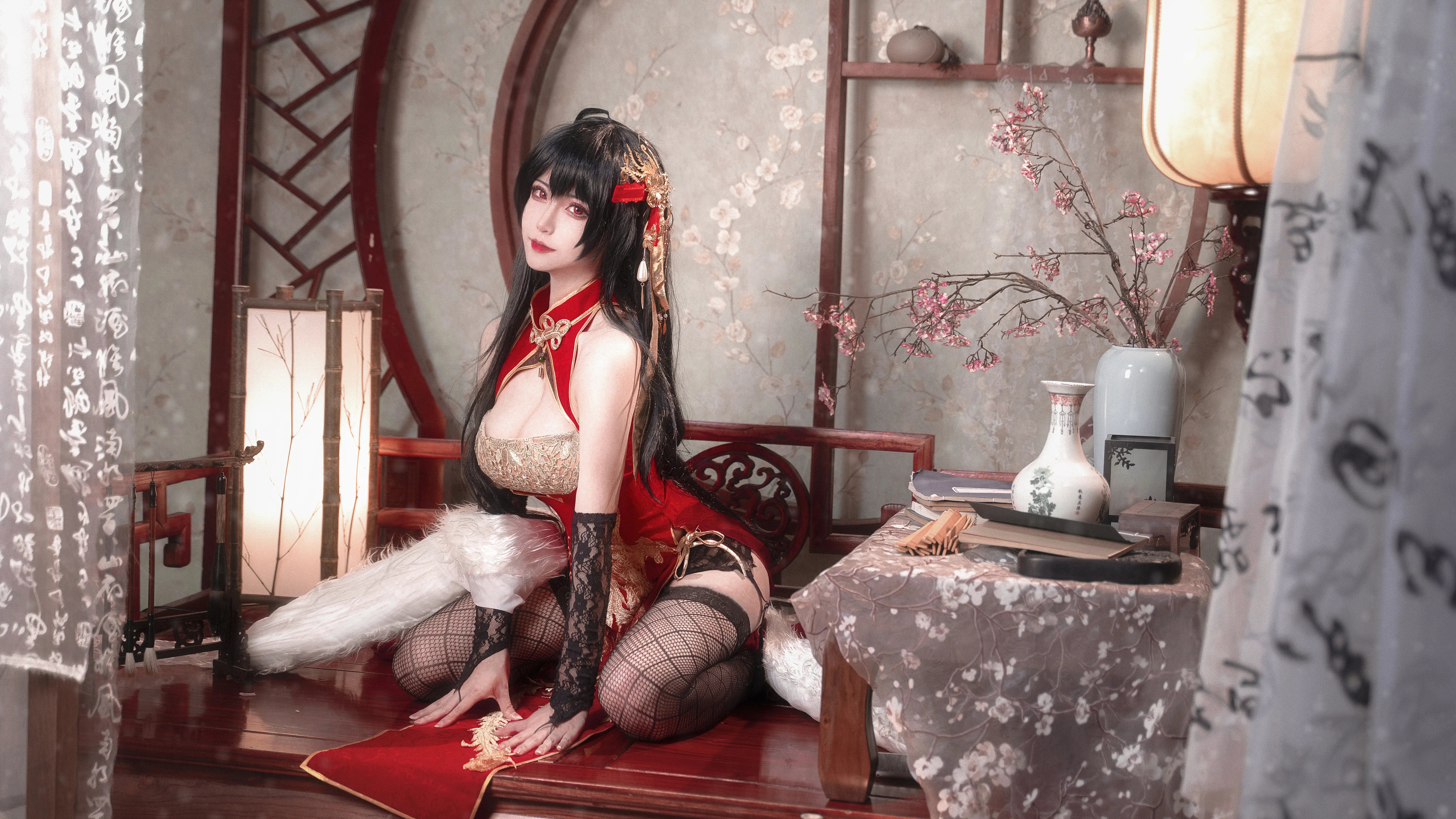 Seya-狮砸 - NO.035  碧蓝航线 大凤 旗袍[15P-152.6M]-AQA.CC