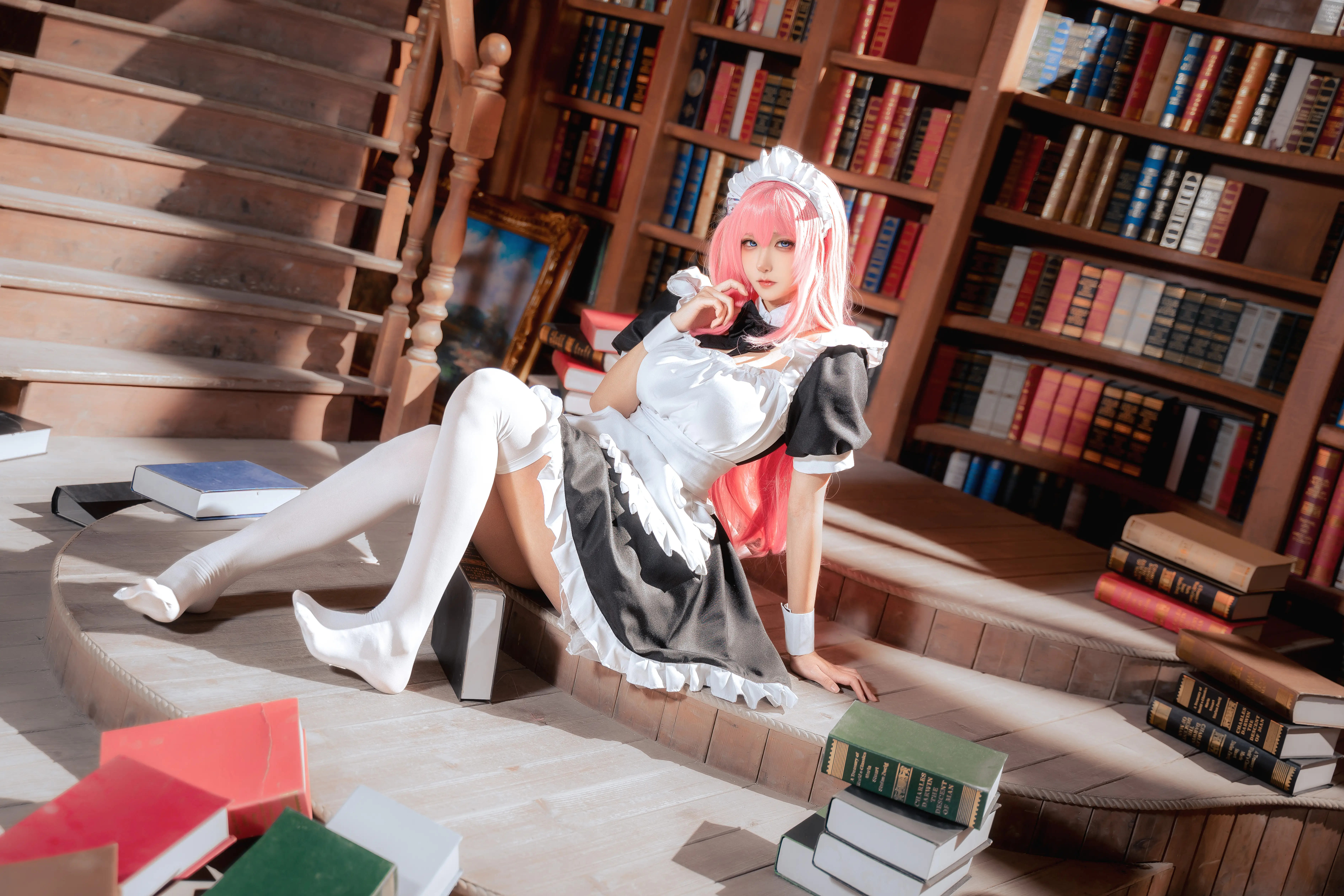 Seya-狮砸 – NO.039  孤独摇滚 后藤一里 女仆[14P-162.3M]-AQA.CC