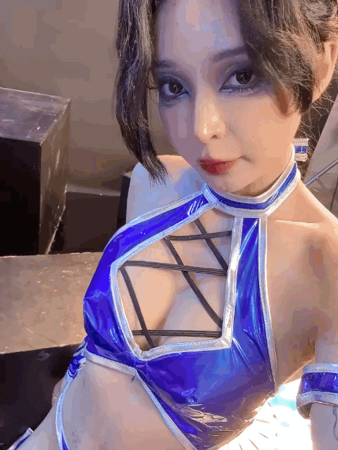 图片[2]-Umeko J NO.080 cosplay Kitana Mortal Kombat [118P9V 2.54GB]-AQA.CC