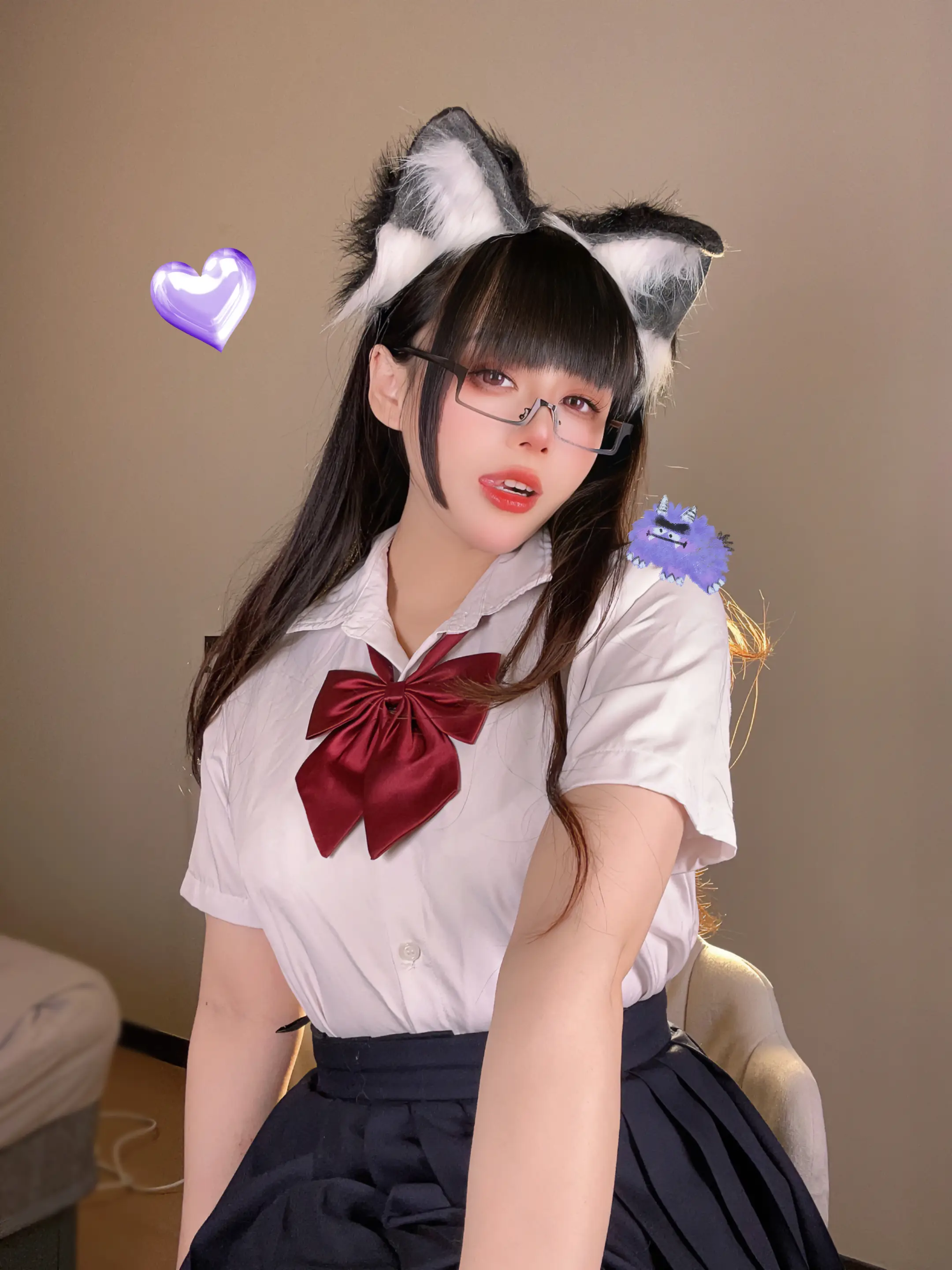 011 – 猫耳娘的裙底[36P5V]-AQA.CC