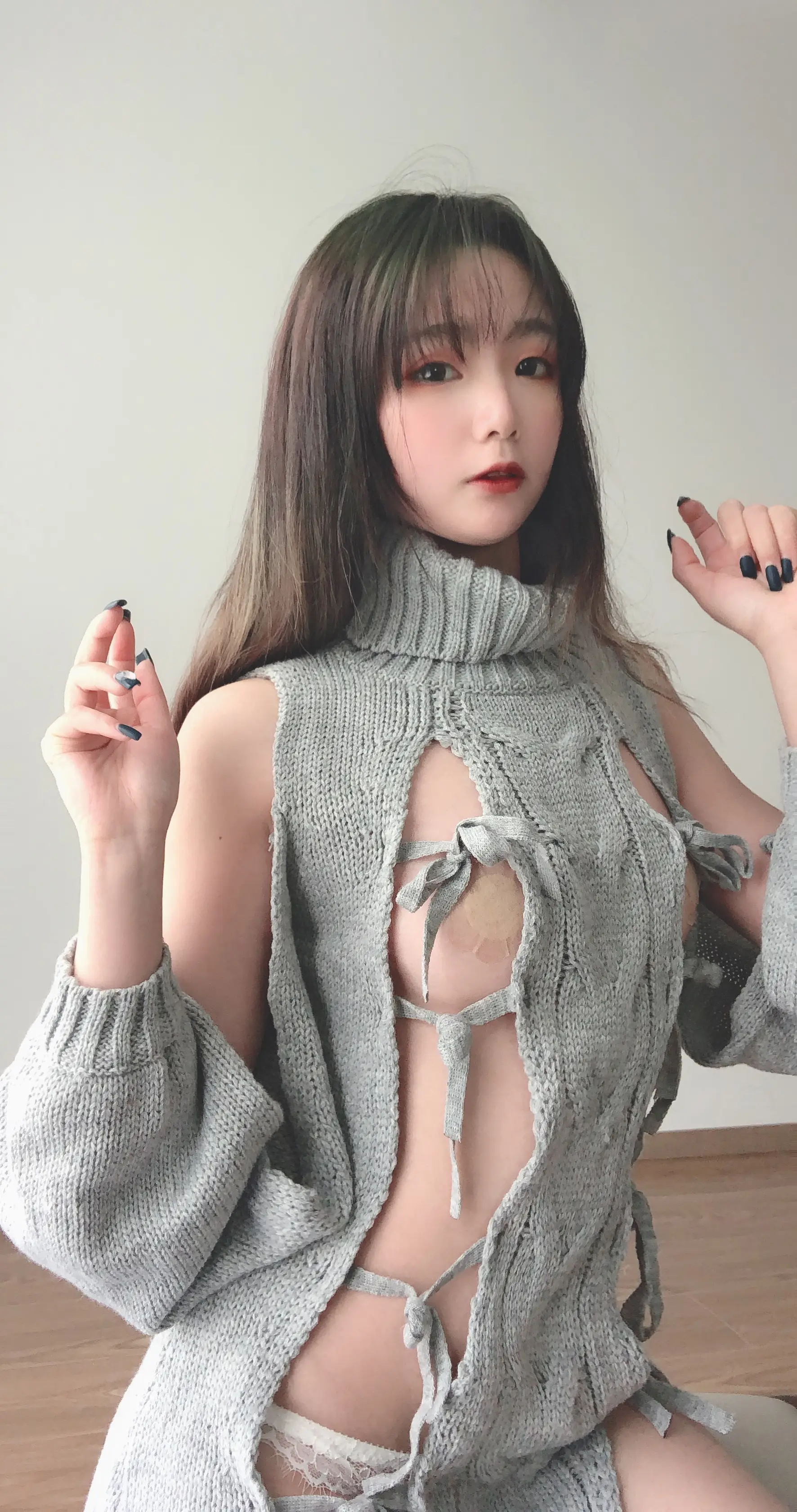 是青水 NO.002 73毛衣 [14P-37MB]-AQA.CC
