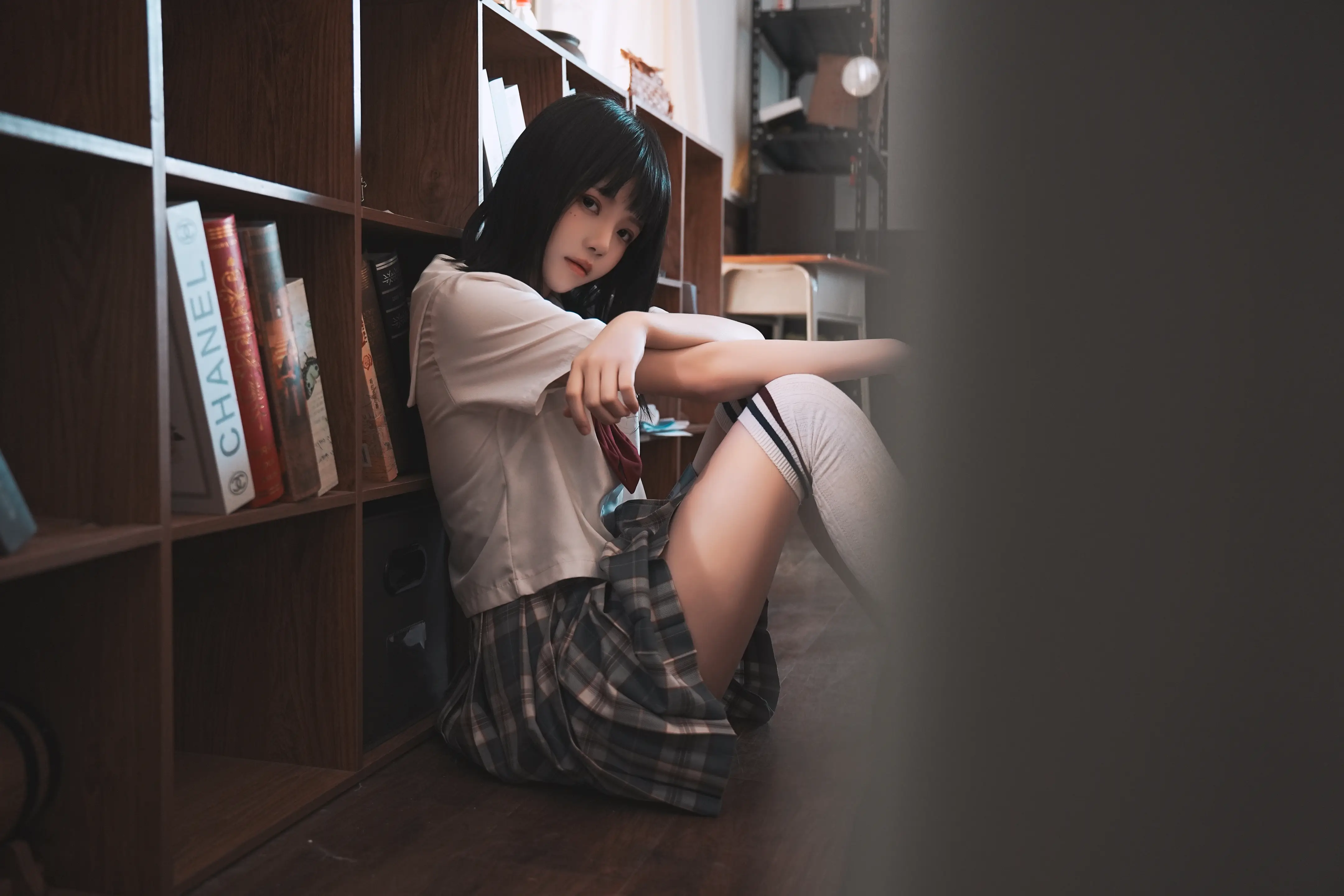 桜桃喵 NO.214 教室死库水 [48P-433MB]-AQA.CC
