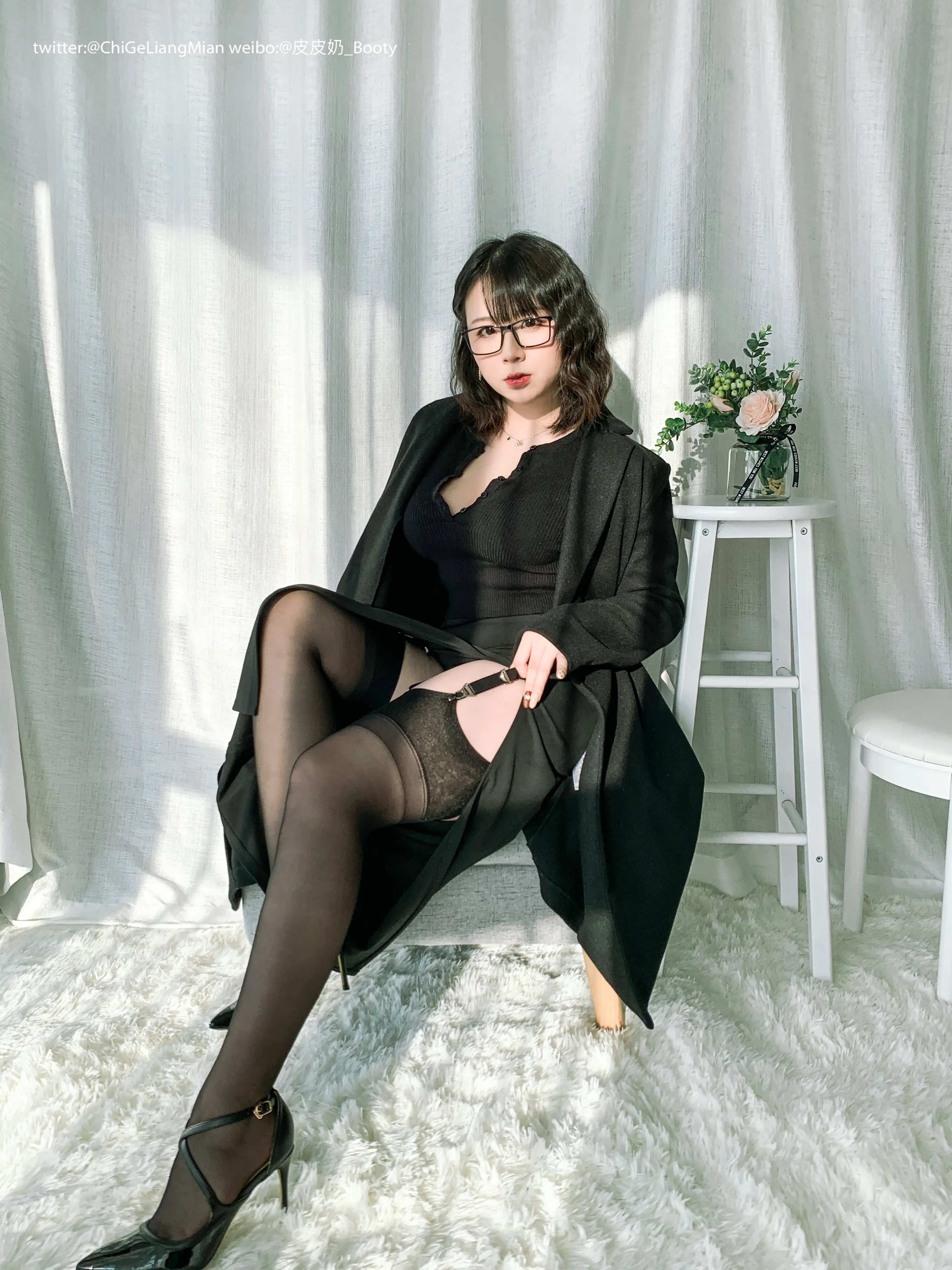 图片[5]-皮皮奶可可爱了啦 – NO.011 黑色高岭ol自拍全部图加动图视频版 [148P1V-965MB]-AQA.CC