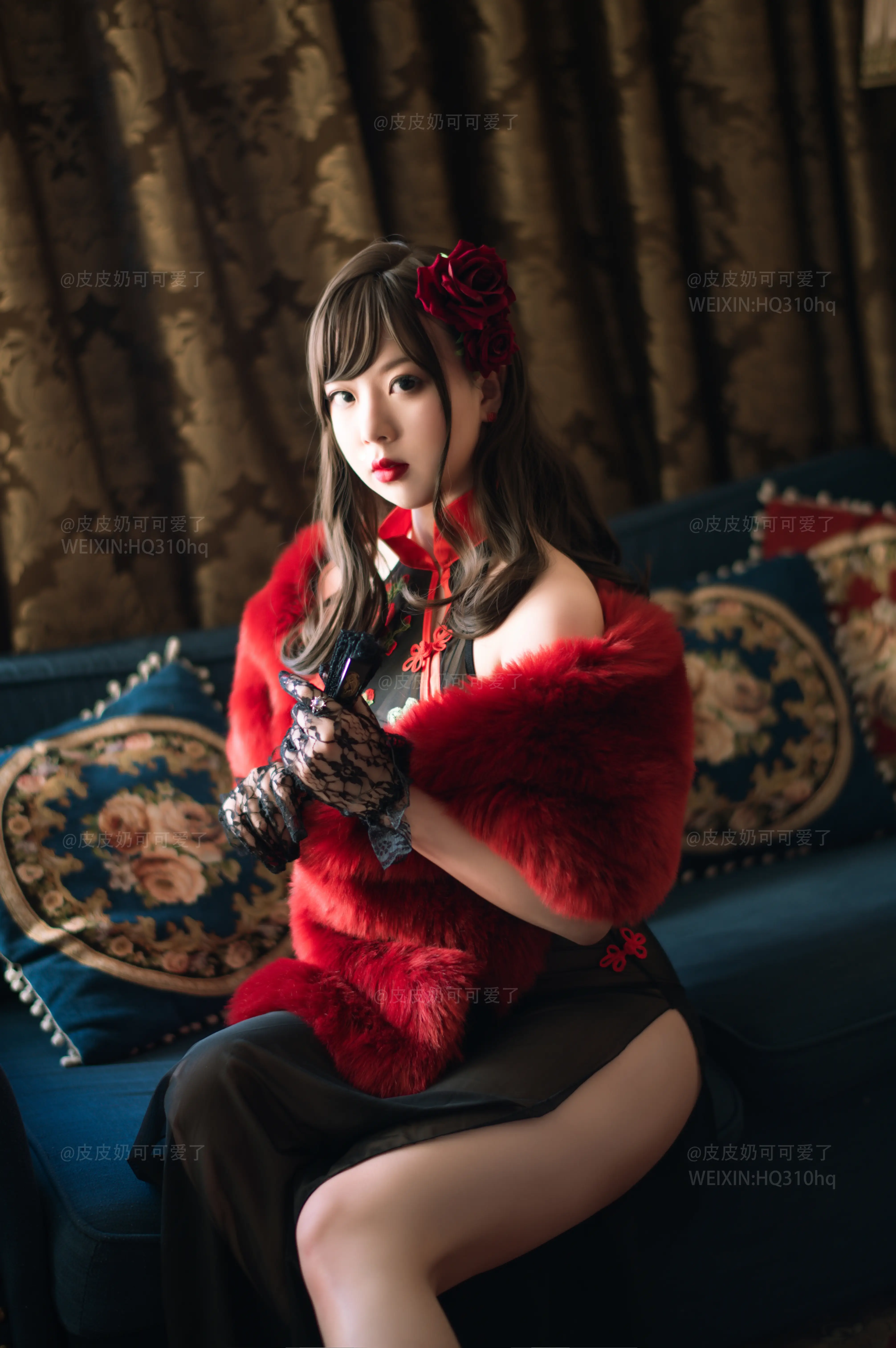 皮皮奶可可爱了啦 - NO.019 玫瑰 [50P-509MB]-AQA.CC