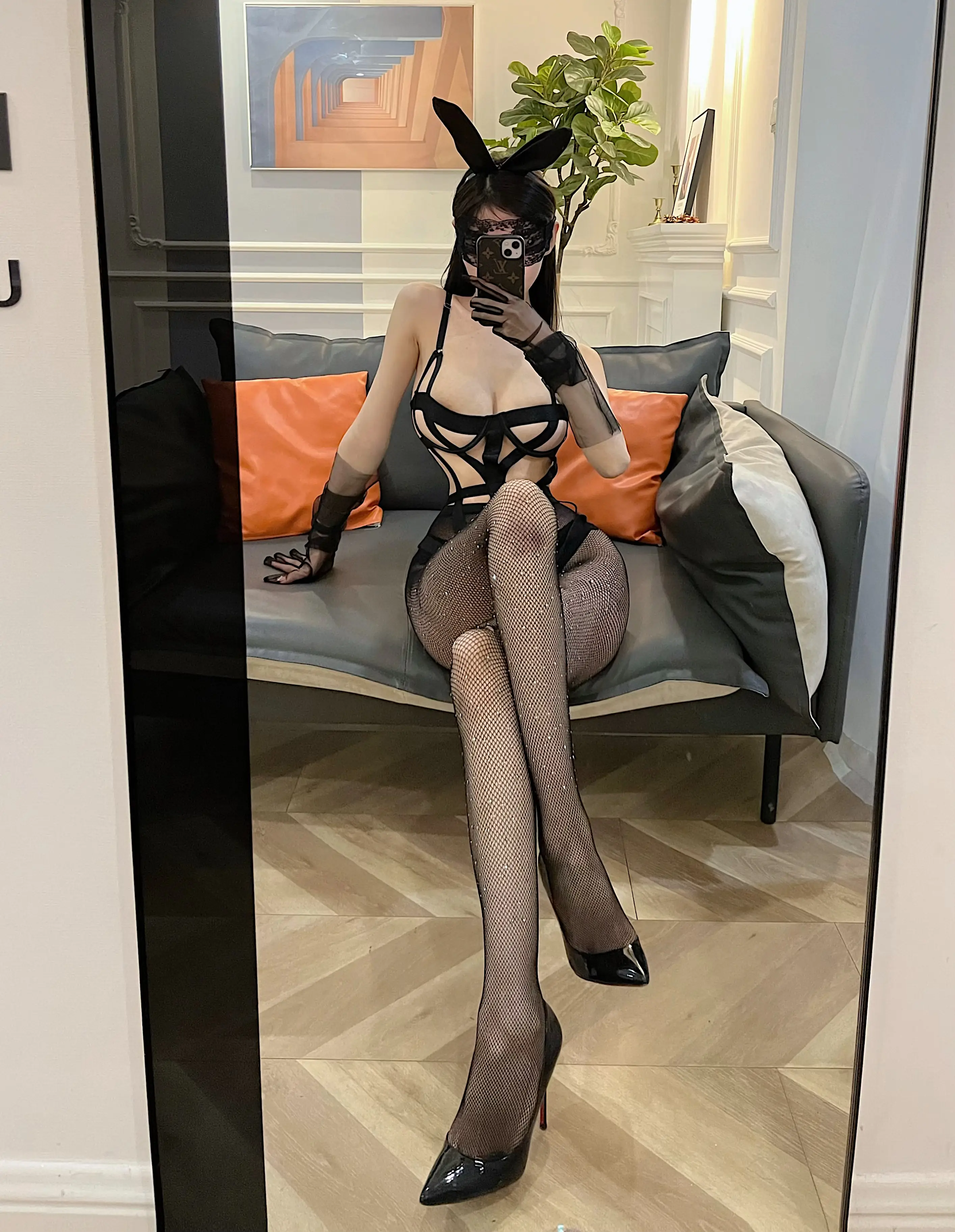 图片[5]-139.脸红Dearie – 微密圈系列  脱丝的模样 [23P／42MB]-AQA.CC