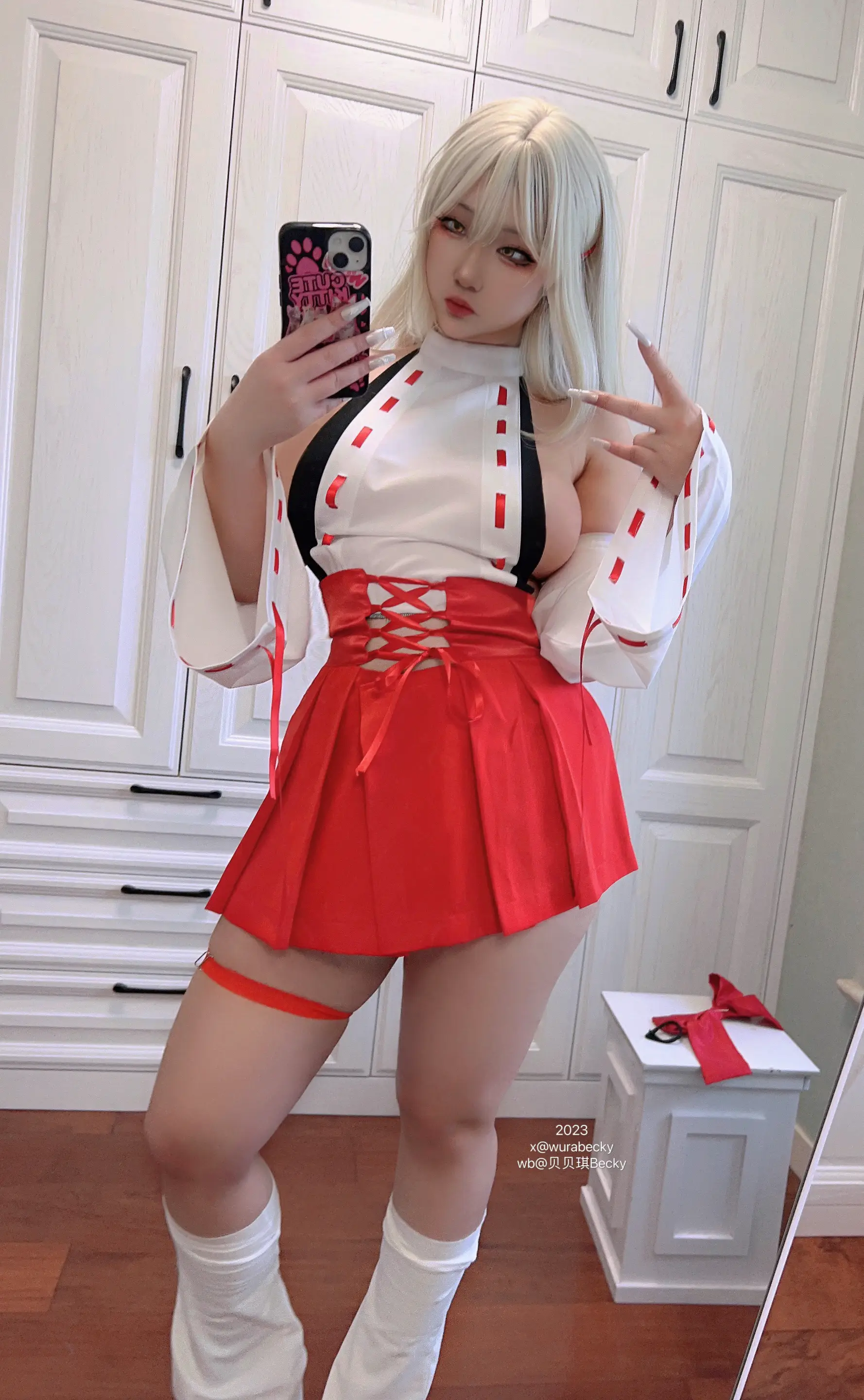 贝贝琪Becky NO.034 202305 双拼巫女 [18P 123MB]-AQA.CC