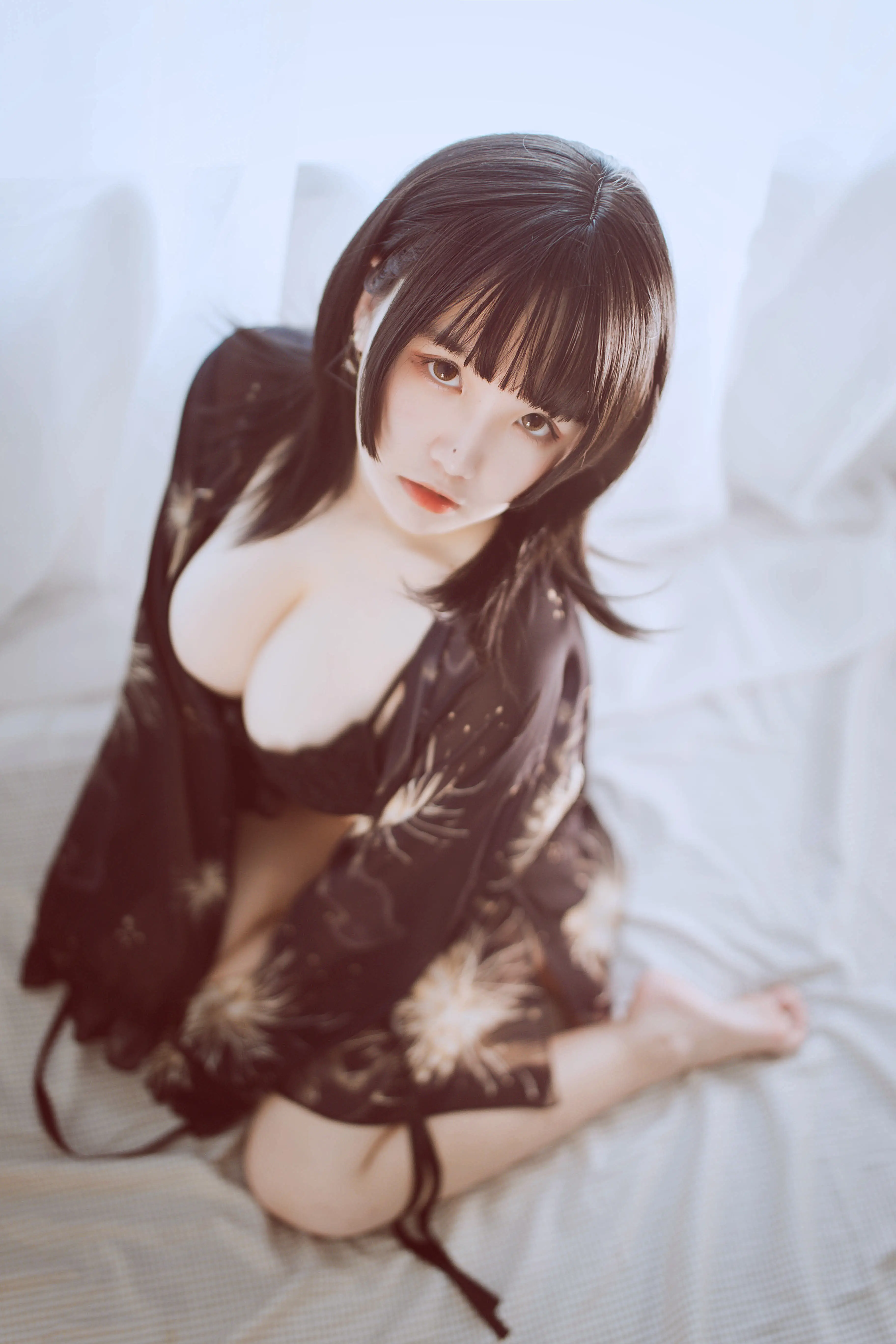 阿半今天很开心 NO.015 黑色吊带[23P-221M]-AQA.CC
