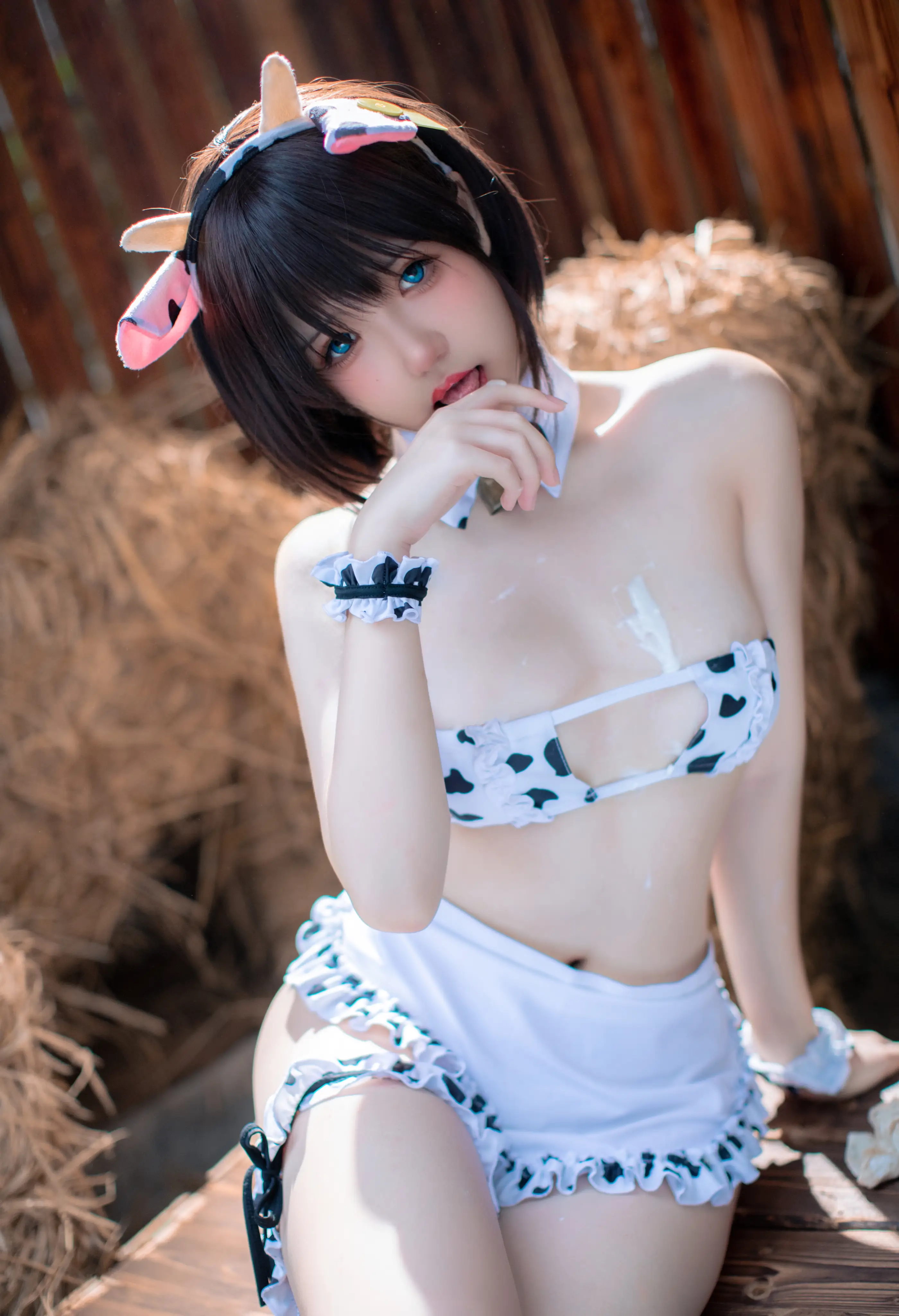 图片[1]-阿薰kaOri NO.034 小薰喝牛奶 [57P-497MB]-AQA.CC